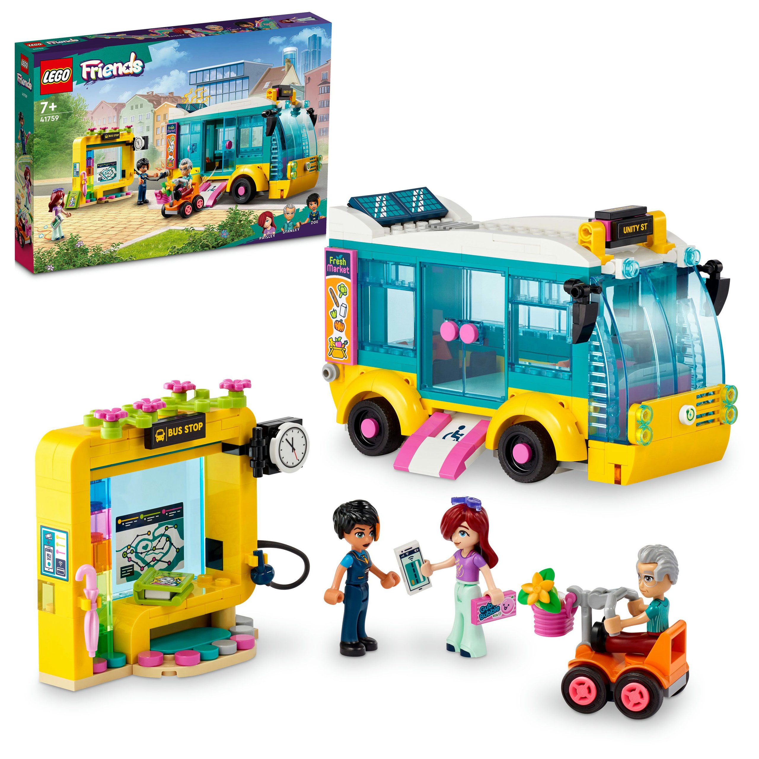 Lego Friends 41759 Městský autobus z města Heartlake
