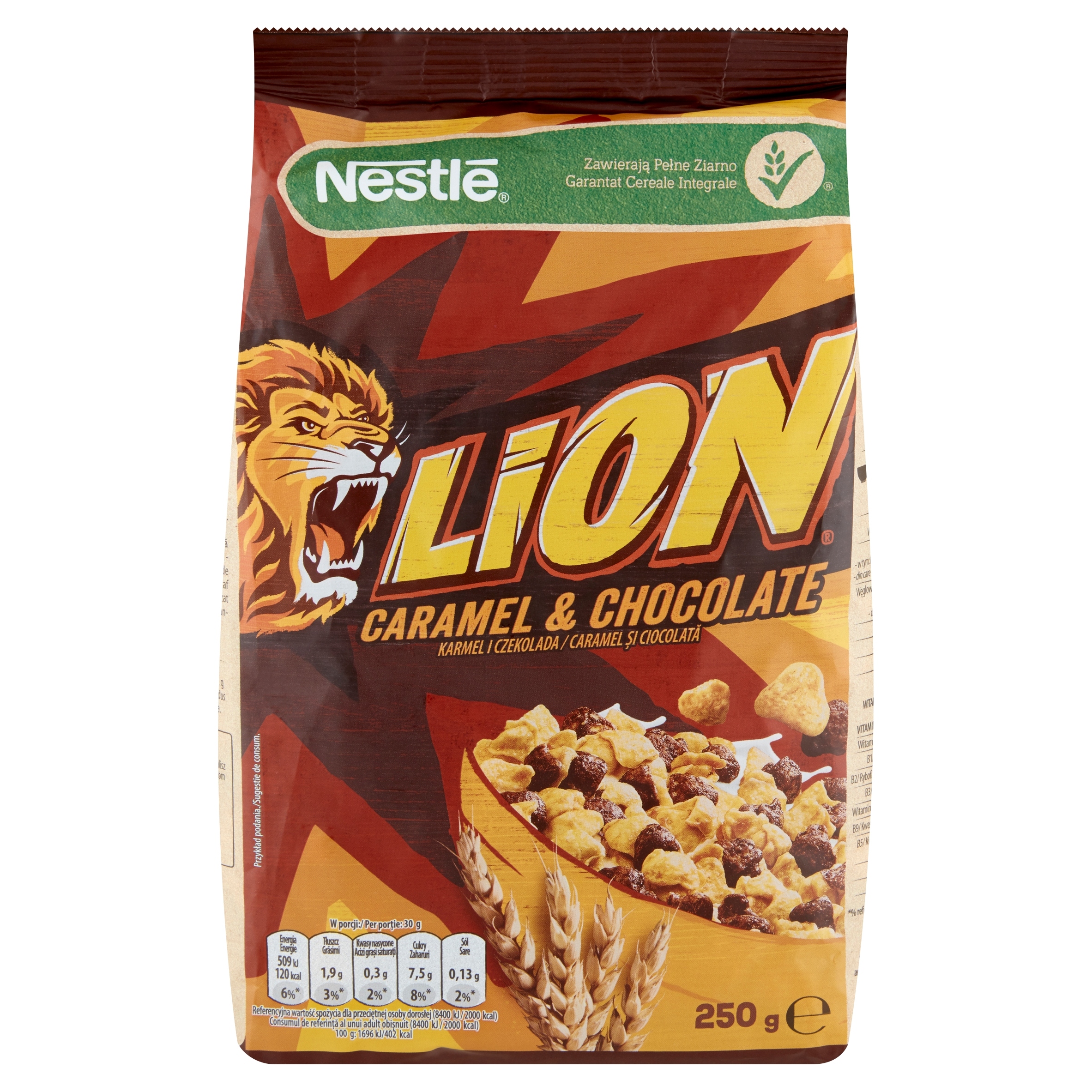 Levně 5X Nestlé Lion Snídaňové cereálie 250 g