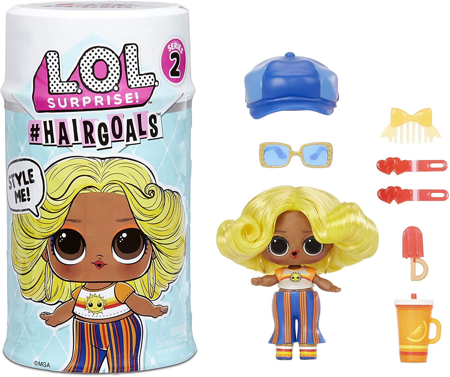 L.O.L. SURPRISE HAIRGOALS 2 Lalka LOL Z WŁOSAMI Marka L.O.L. Surprise