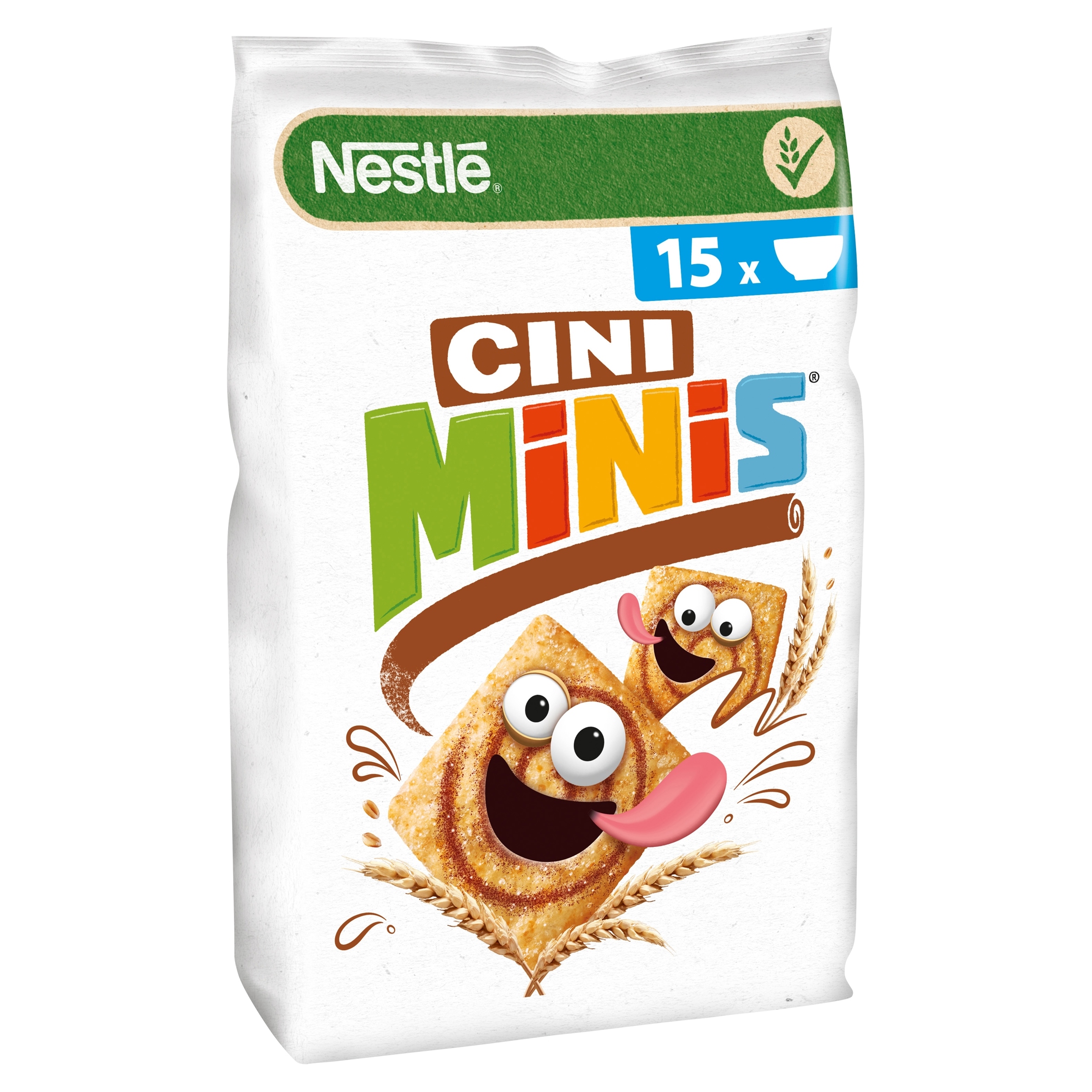 Levně 3X Nestlé Cini Minis Obilné čtverečky se skořicovou příchutí 450 g