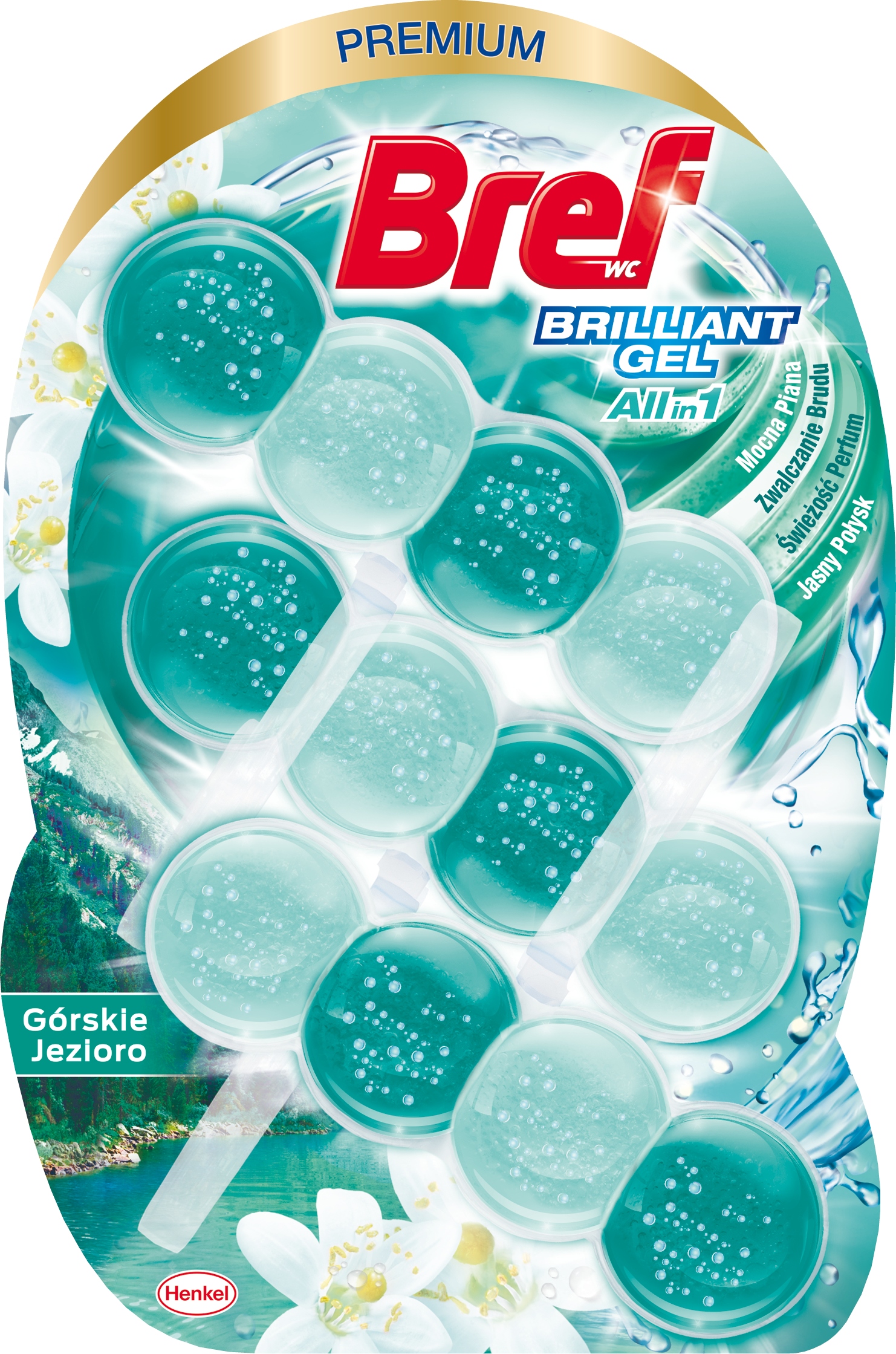 

Bref Briliant Gel zawieszka do Wc Górskie Jezioro