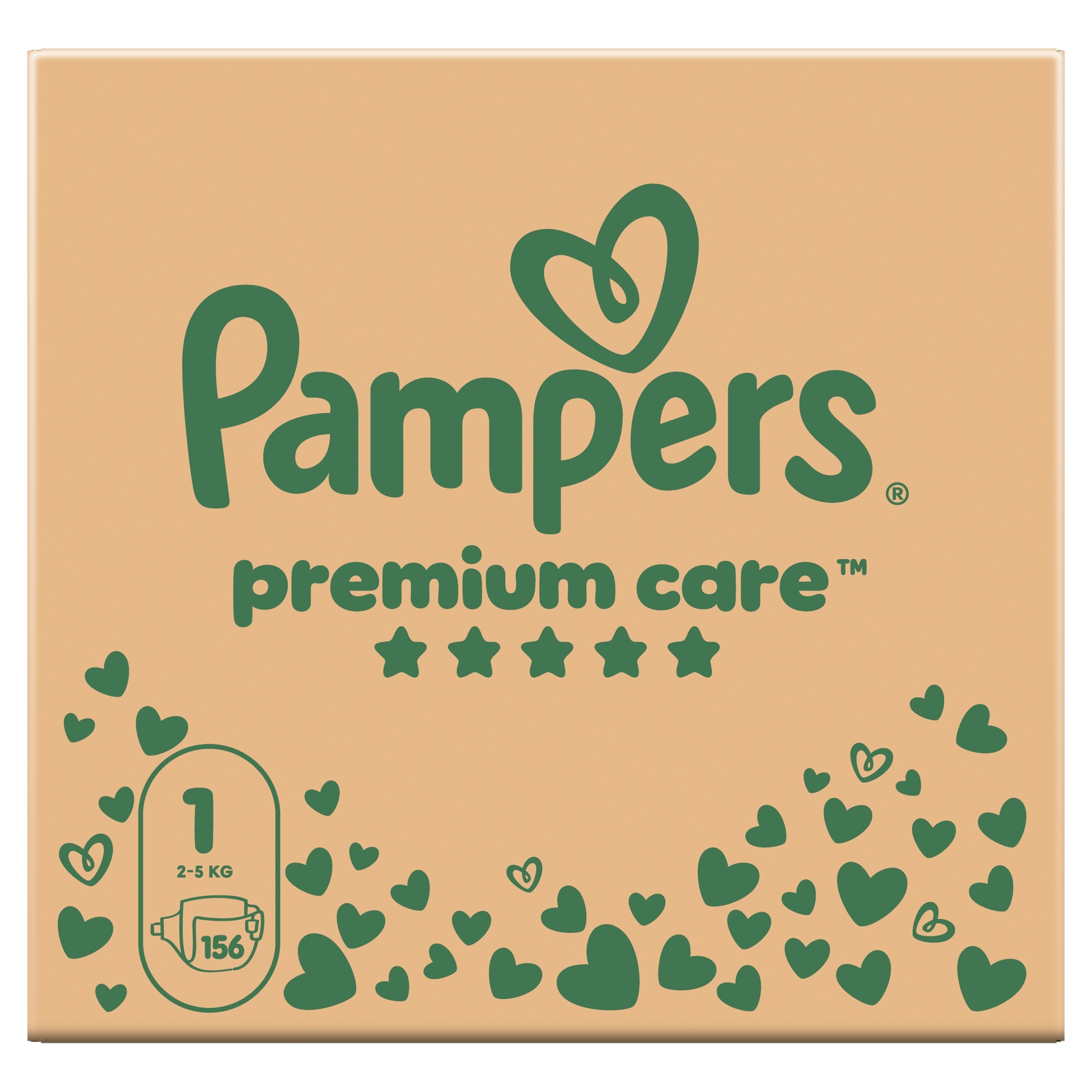 Подгузники Pampers Premium Care размер 1 156 шт.