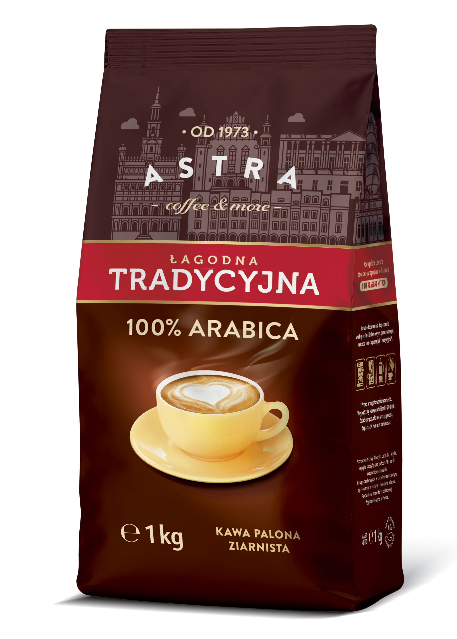 Levně Astra Jemná tradiční káva káva 1 kg