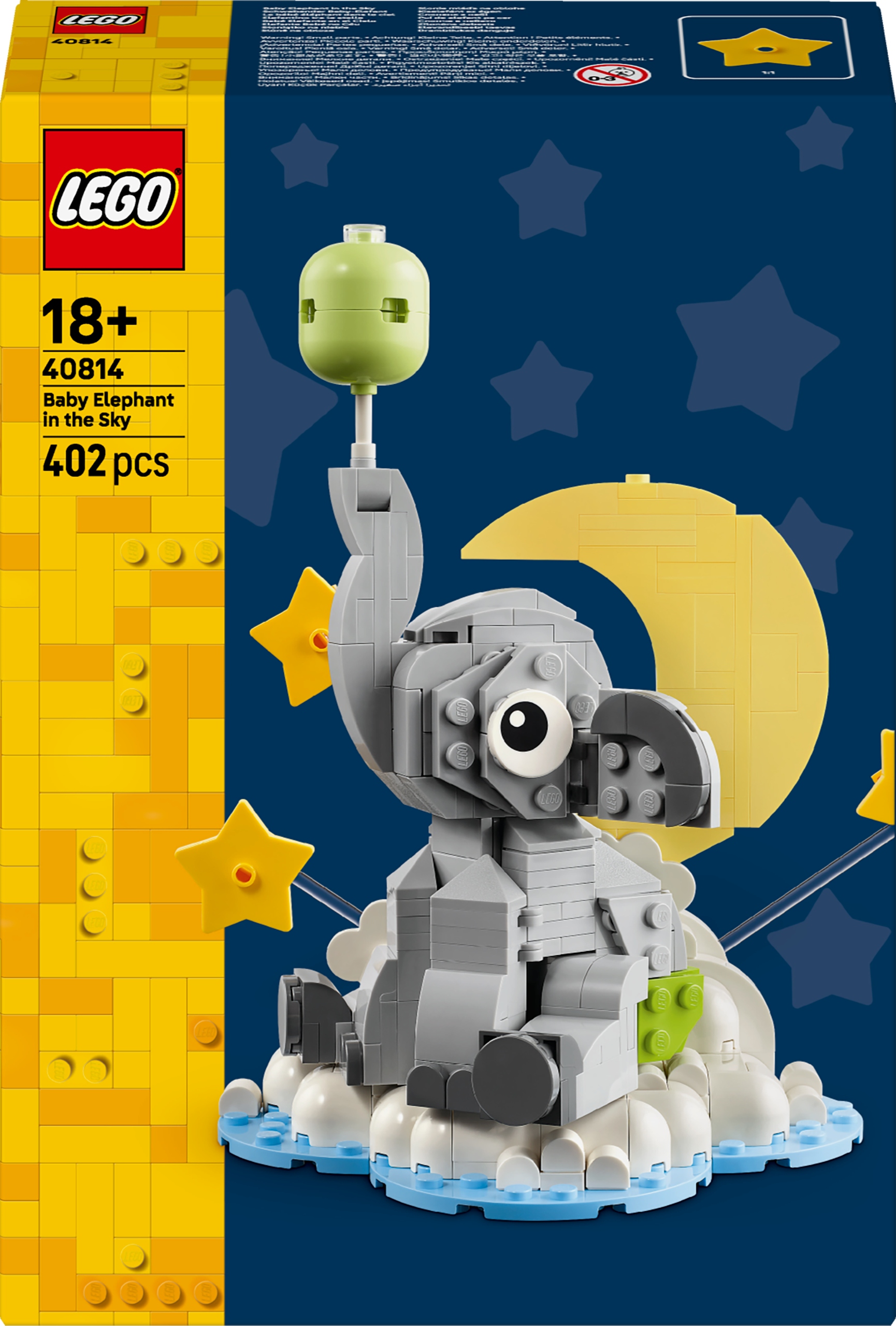 Lego Classic 40814 Słoniątko Na Niebie 18+
