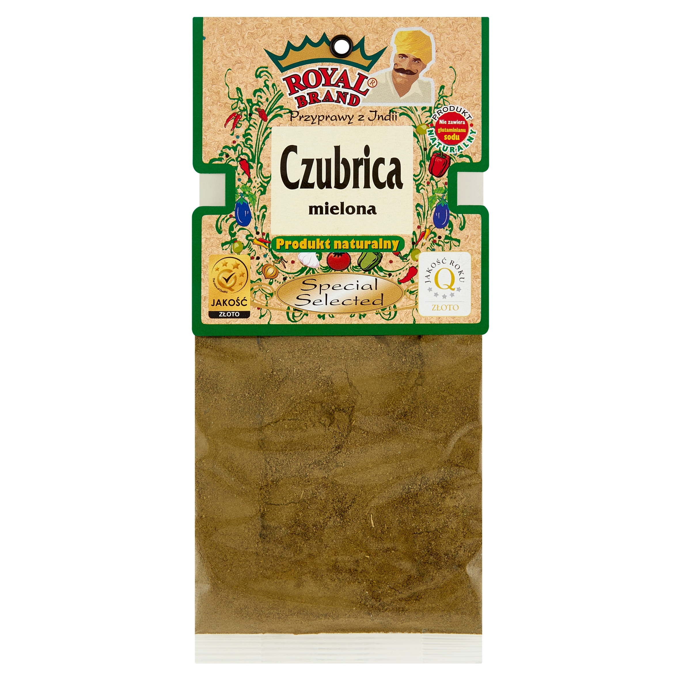 Levně 6 x Royal Brand čubrica zelená mletá, intenzivní 20 g dobrá