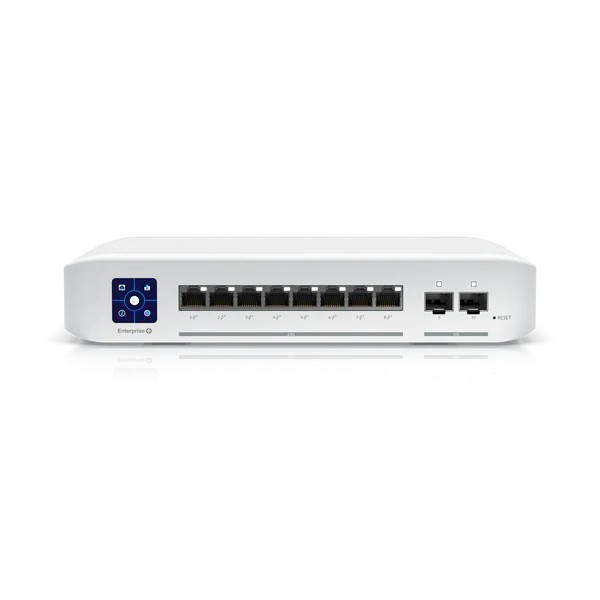 UBIQUITI UniFi Switch Enterprise Layer 3, 8 port, (8) 2.5GbE, PoE+, (2) 10G SFP+, 120W — 11