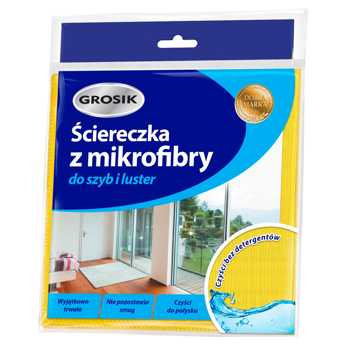 

Grosik ścierka mikrofibra do szyb i luster