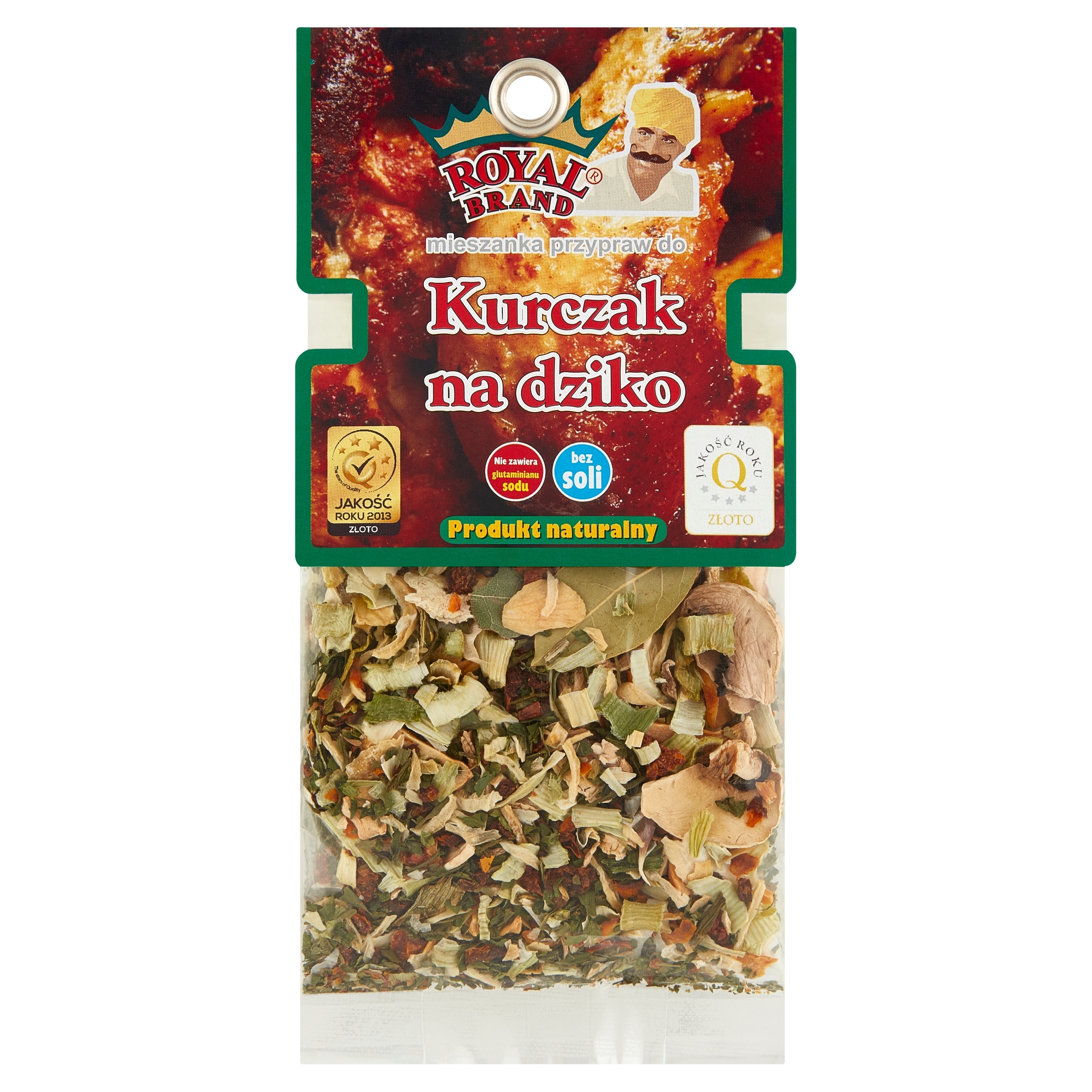 Levně 6 x Royal Brand kuřecí maso na divoko 50 g bez soli Koření Na Kuře