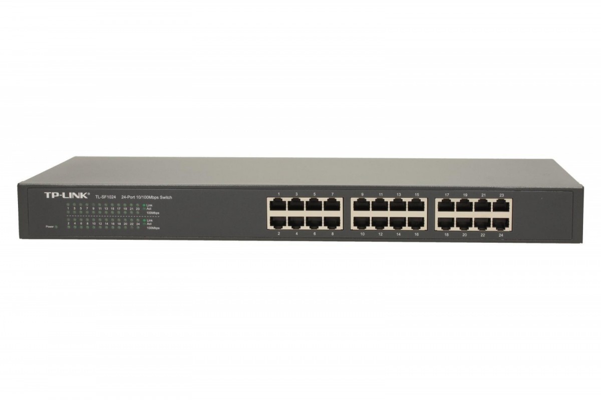 Switch TP-Link TL-SF1024 switch 24x Lan, 19"rack