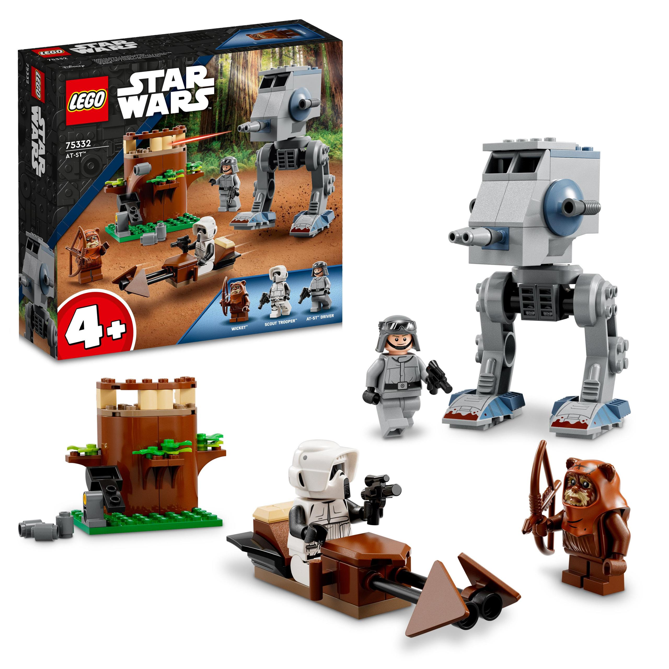 Lego 75332 Star Wars At-st Nová sada pro děti, jednoduché stavění jako dárek