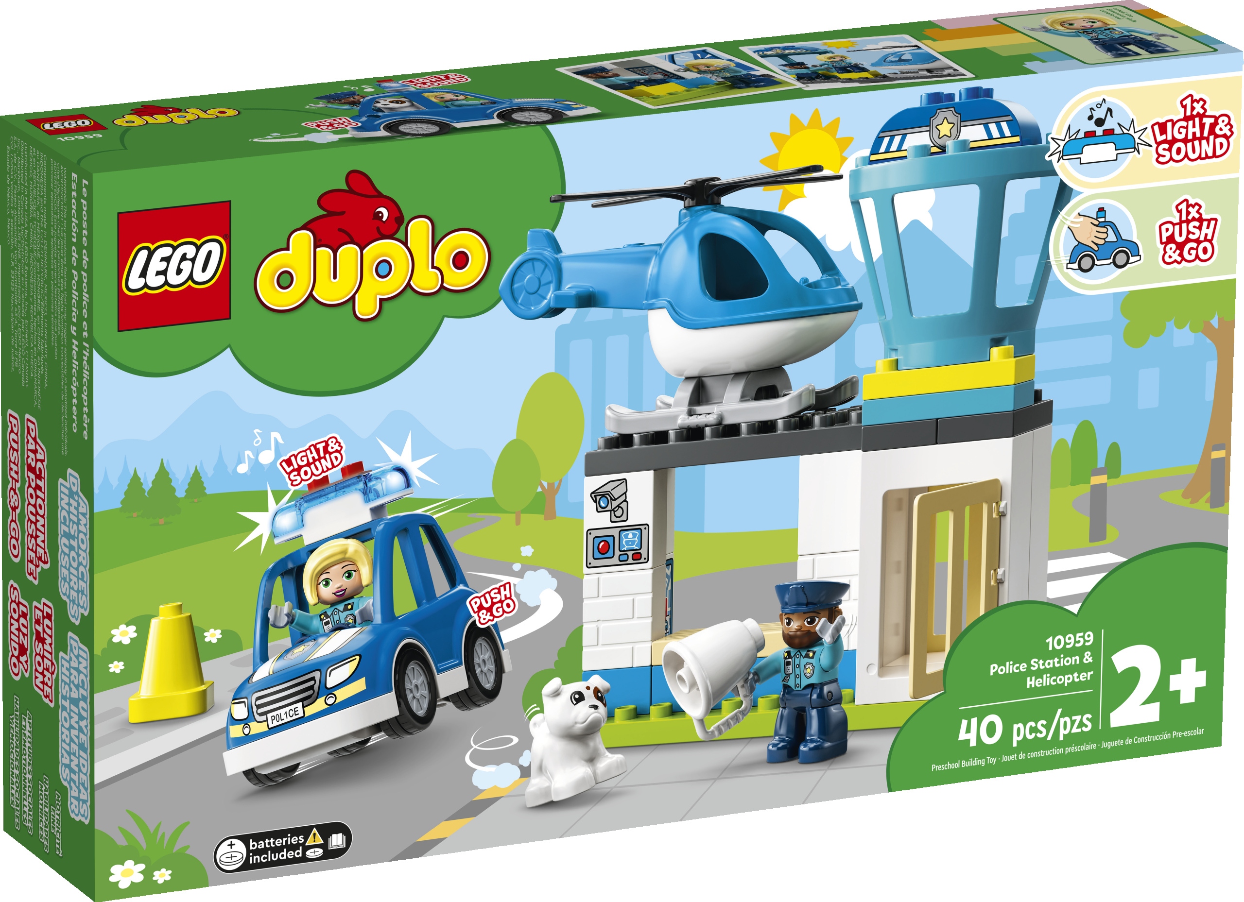 Lego Duplo 10959 Posterunek policji i helikopter policjant komisariat