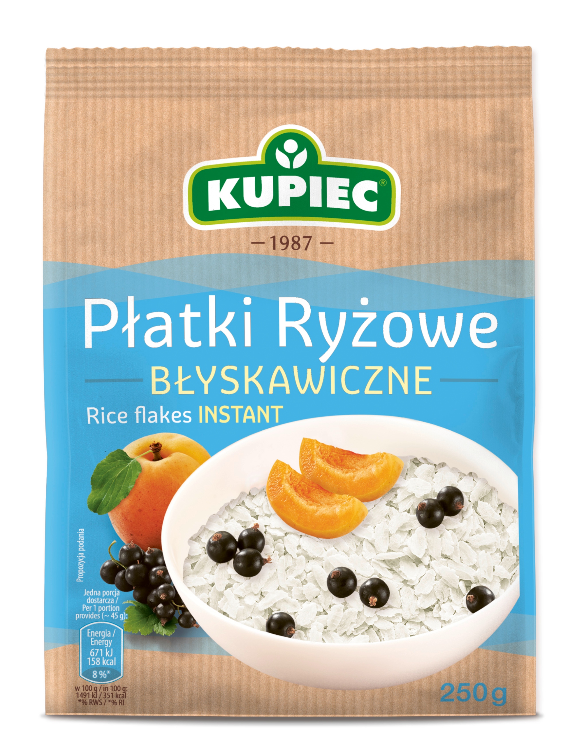 Levně 2x Kupiec Rýžové vločky 6 x 250 g