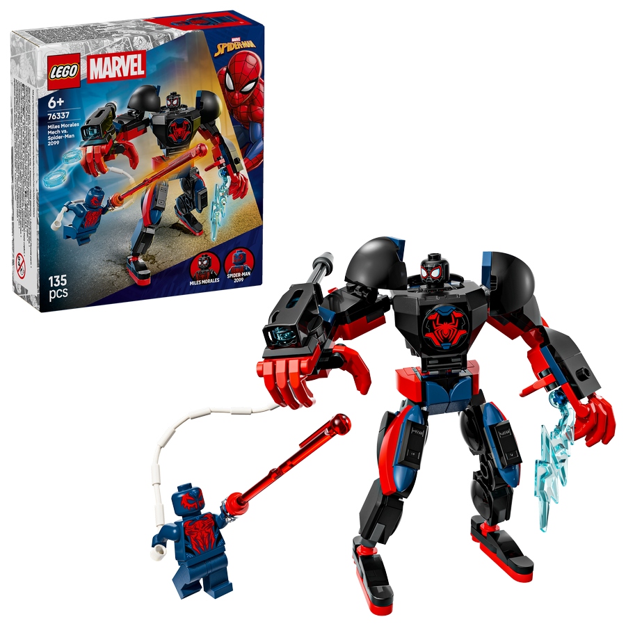 Zestaw Lego 76337 Marvel Heroes Miles Morales kontra Spider-Man 2099