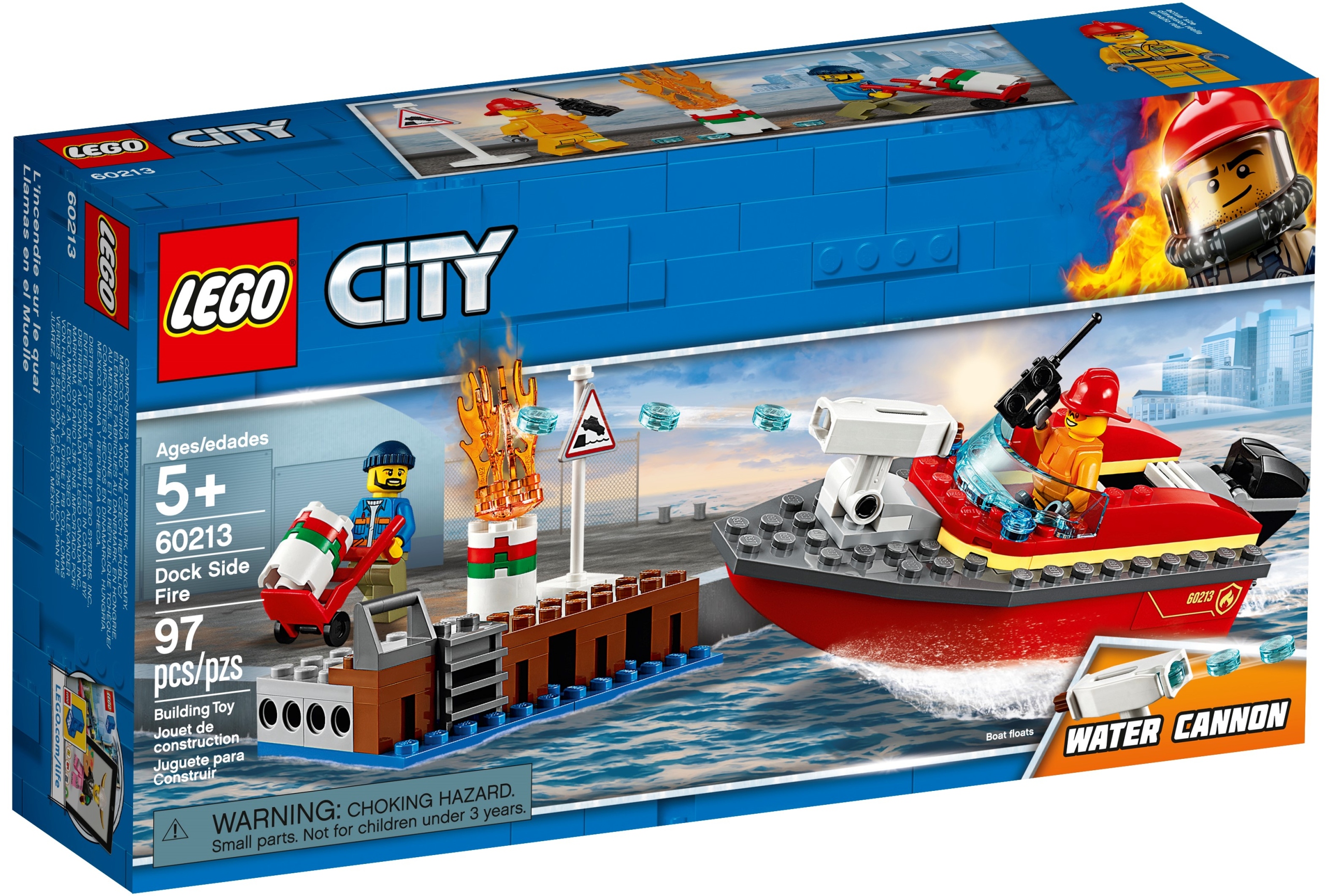 Lego City 60213 Požár v docích hasiči