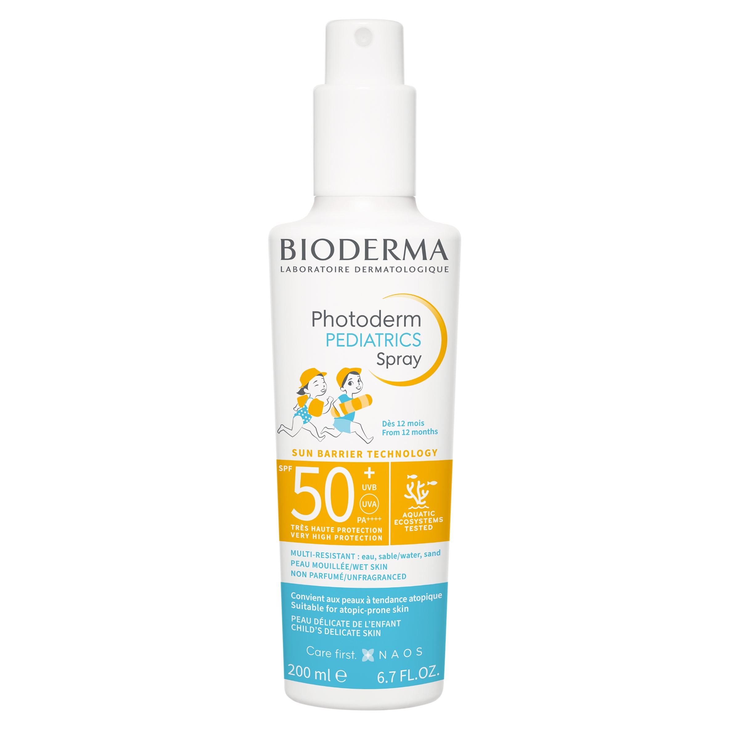 Bioderma Photoderm Pediatrics ochronny spray dla dzieci Spf 50+ 200 ml