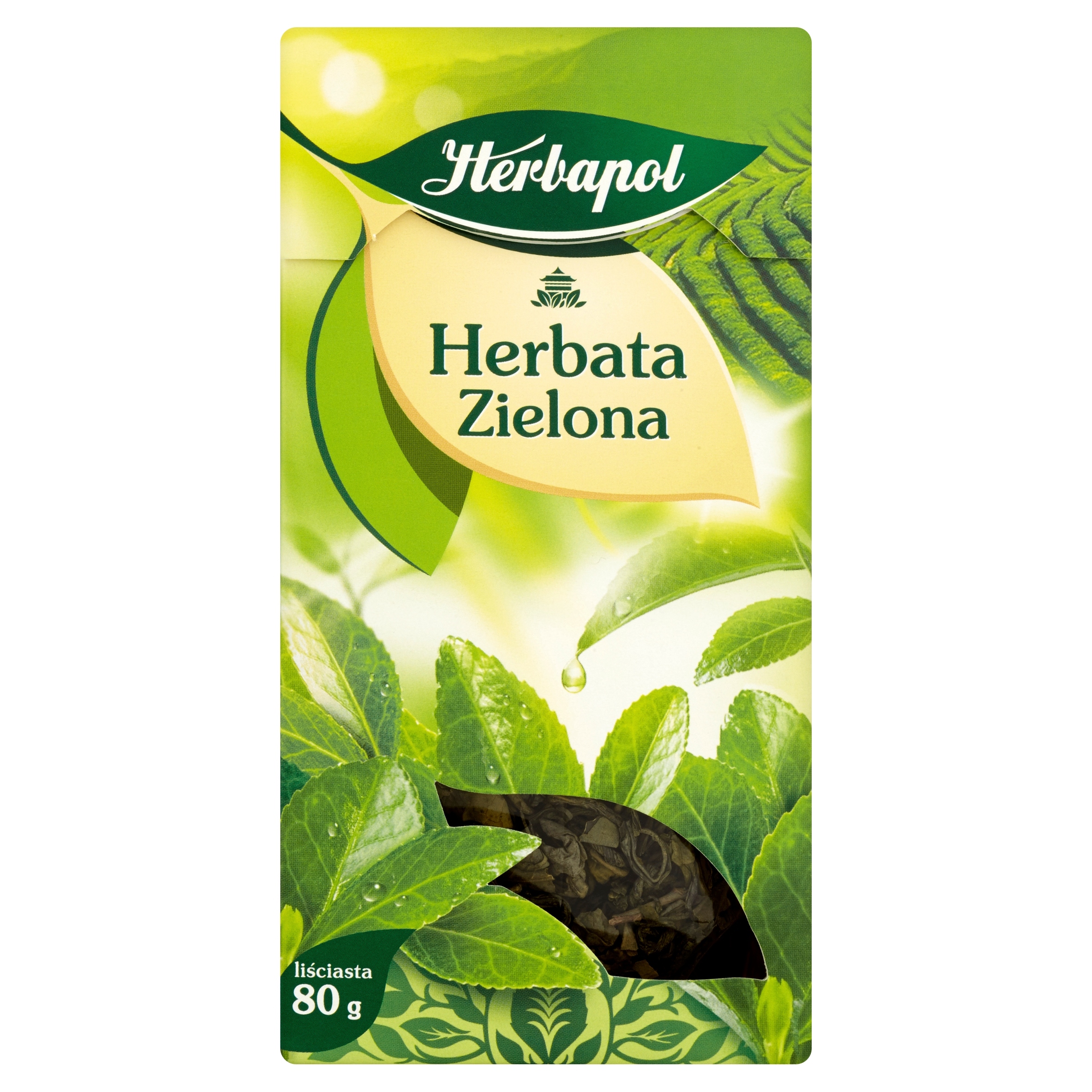 6 x Herbapol Čaj listový zelený 80 g