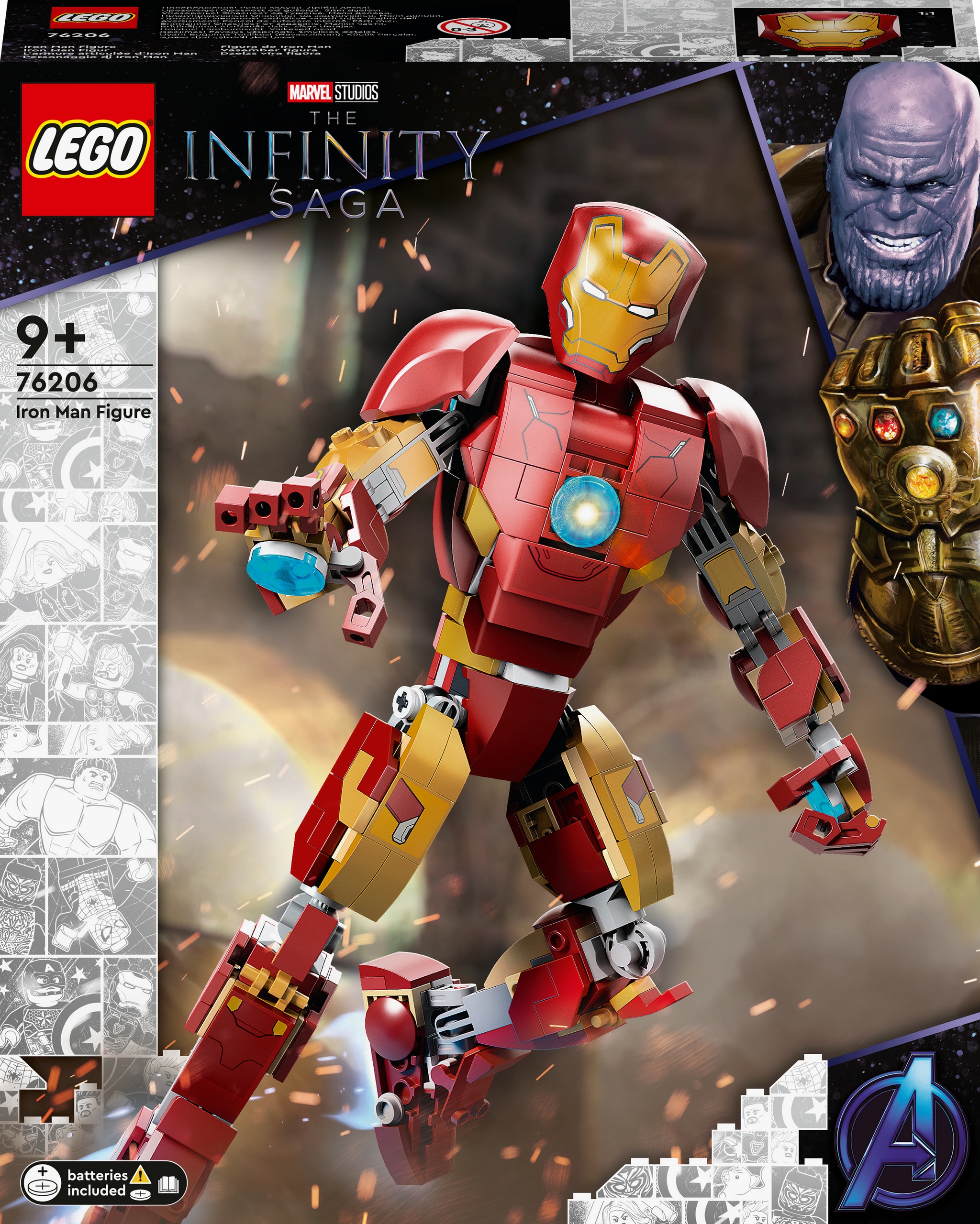 Lego 76206 Heroes Figurka Iron Mana