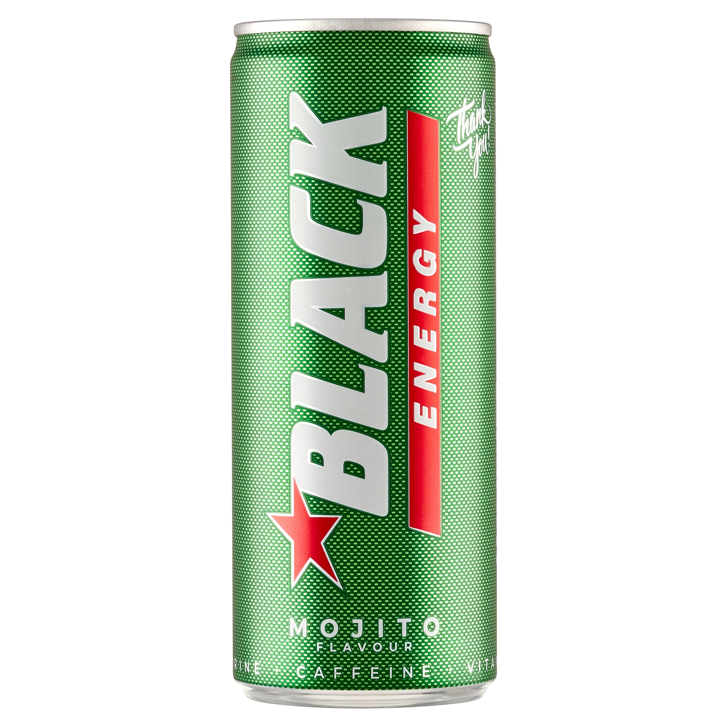 Levně Black Energy Mojito Energetický nápoj 24 x 250 ml plechovka
