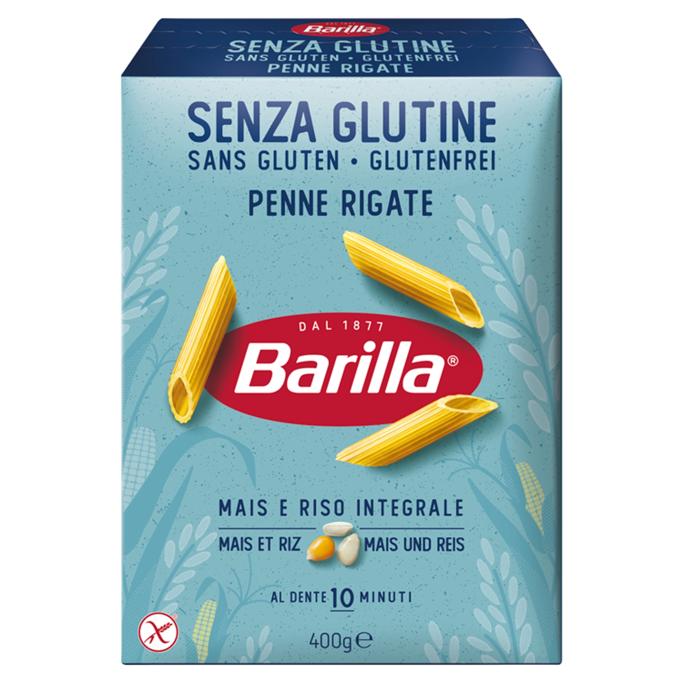 Levně 5x Bezlepkové těstoviny Penne Rigate 400 g Barilla bez lepku