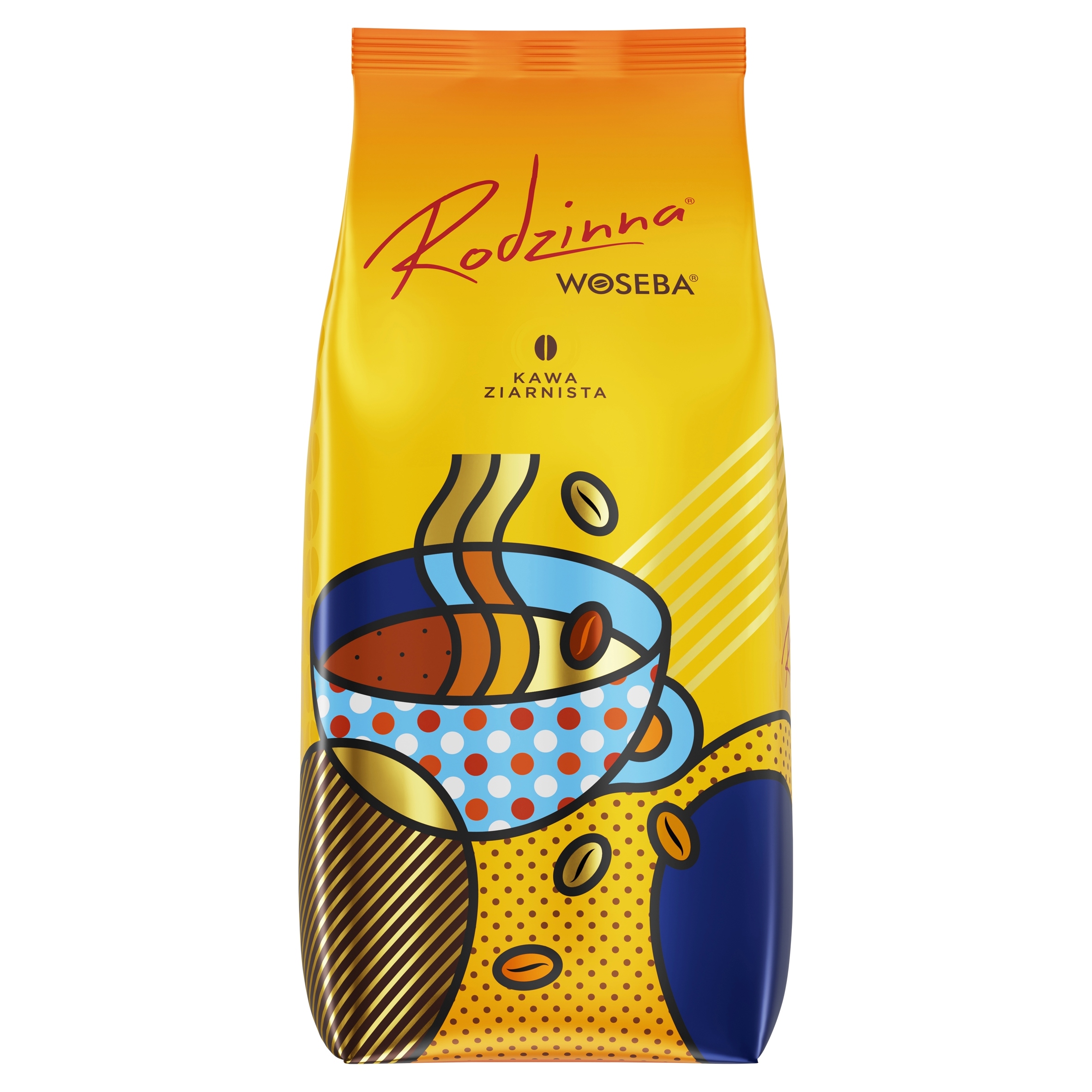 Levně Káva zrnková Woseba Rodinná 1 kg