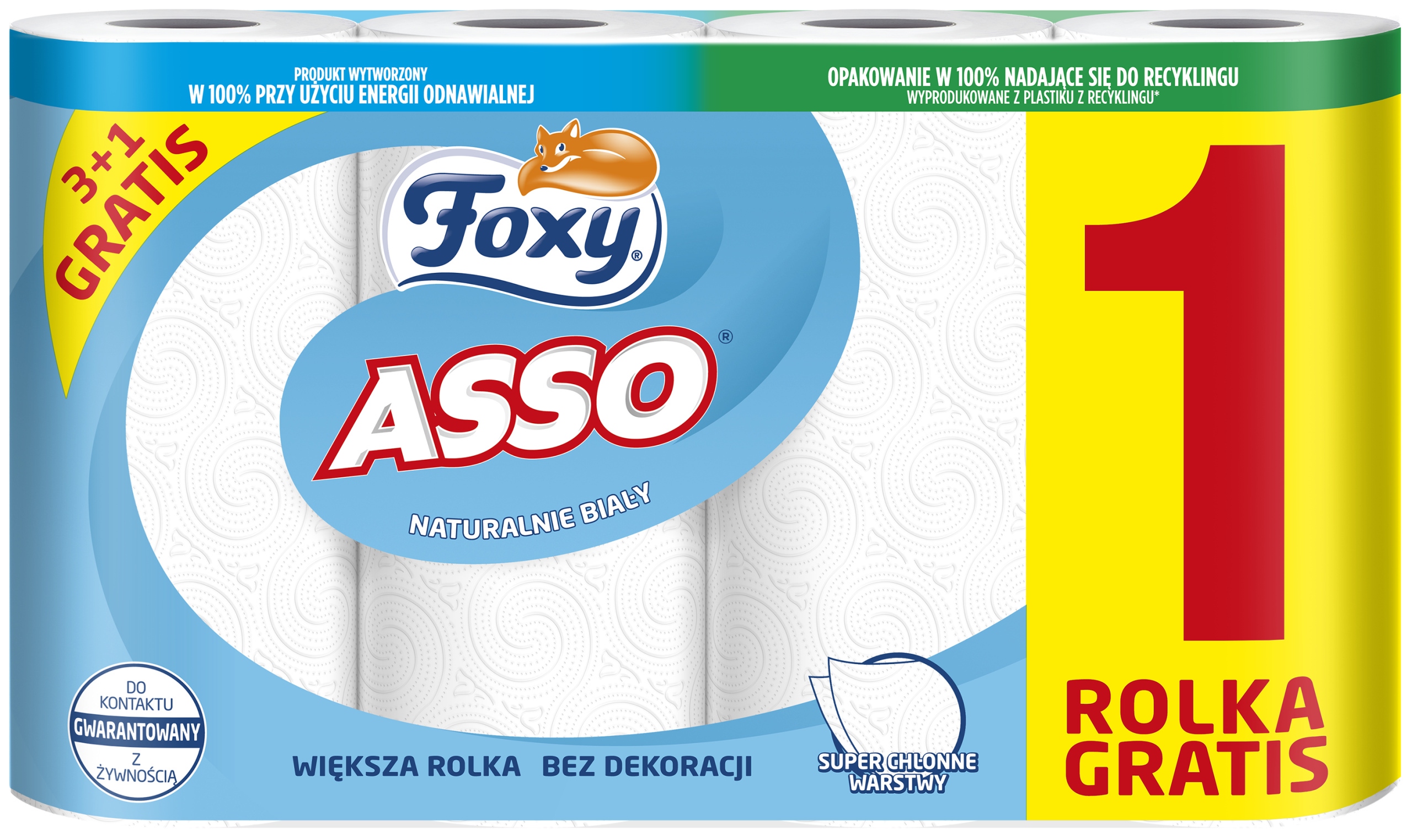 Levně Foxy Asso Kuchyňský ručník 4 ks (3+1 bonus)