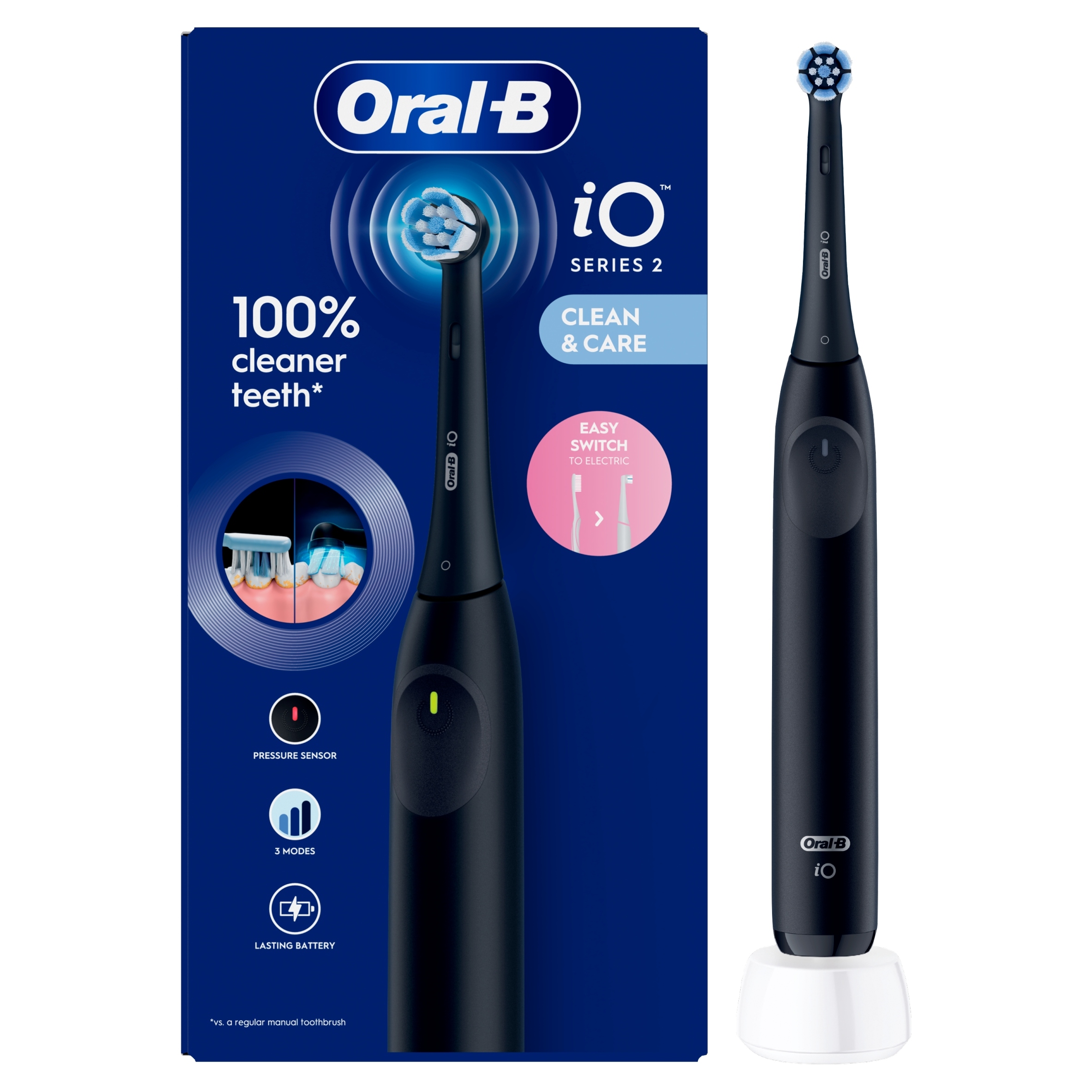 Szczoteczka magnetyczna Oral-B iO 2 Night Black Czarna