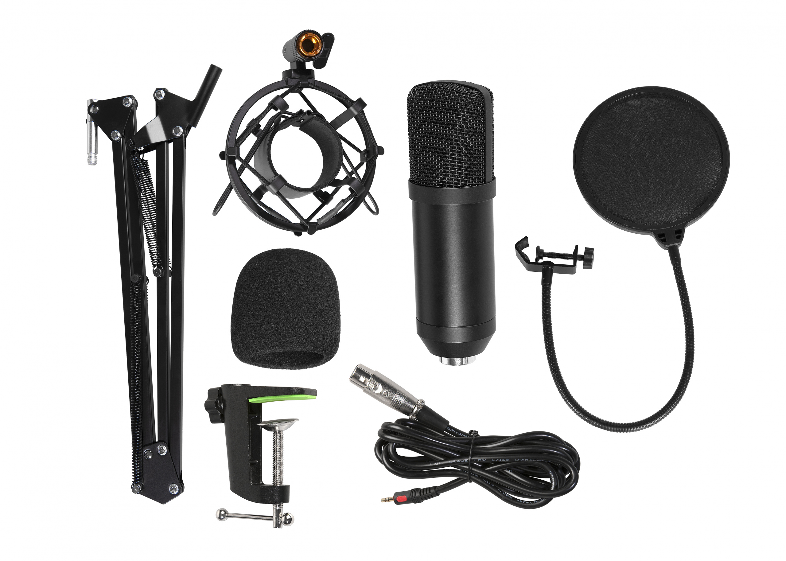 

Mikrofon Tracer Studio Pro nakładka xlr filtr pop