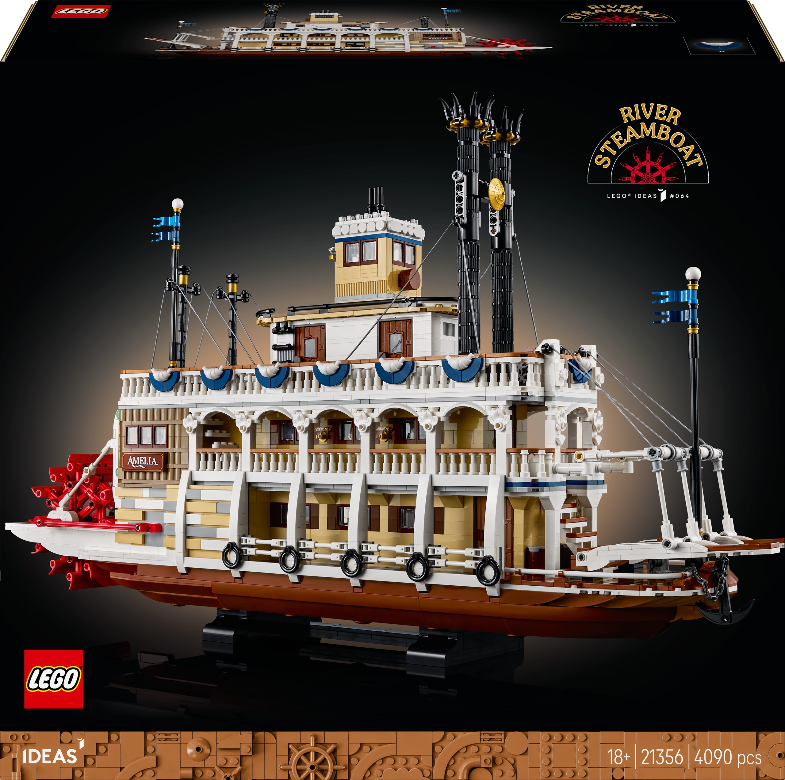 Lego Ideas 21356 Parowiec rzeczny