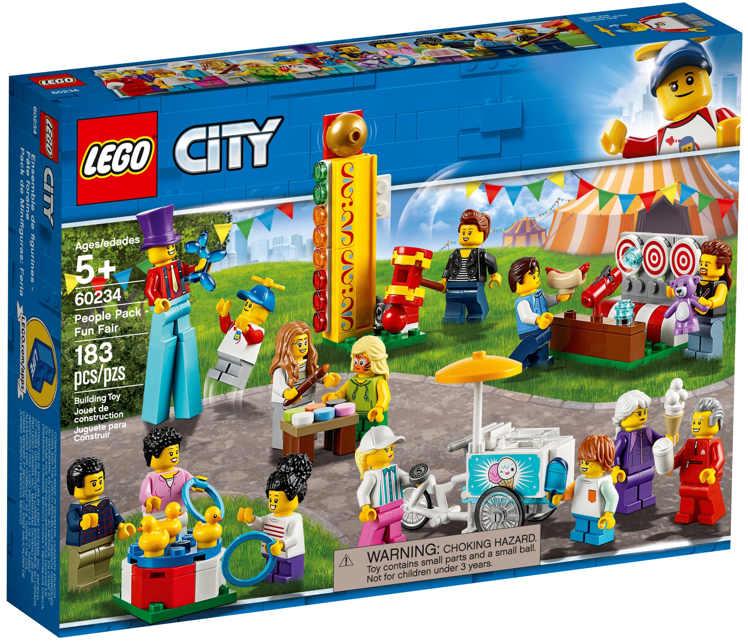 

Lego City 60234 Wesołe miasteczko minifigurki