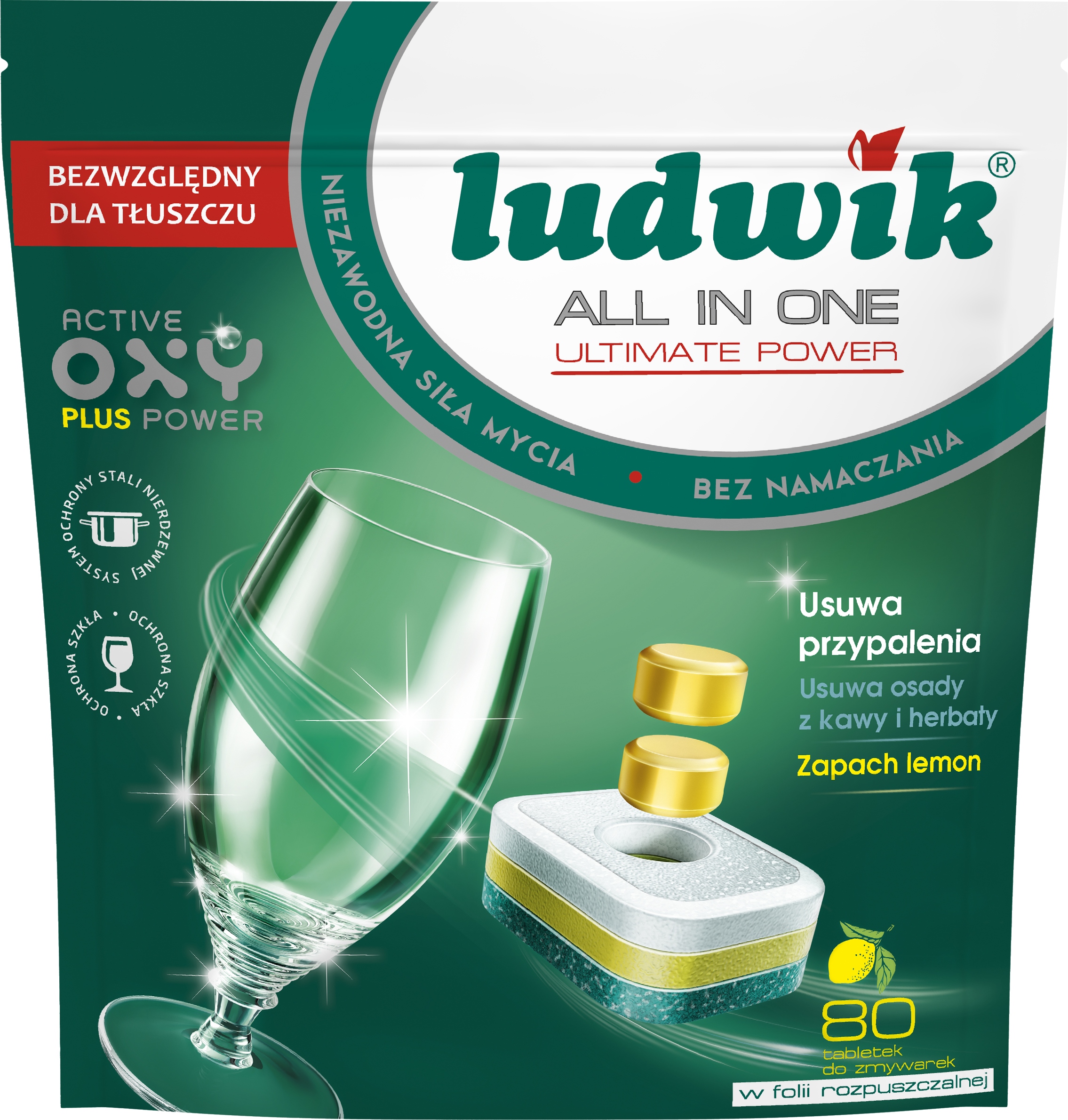 Levně Ludwik tablety do myčky lemon 80 ks Kvalita