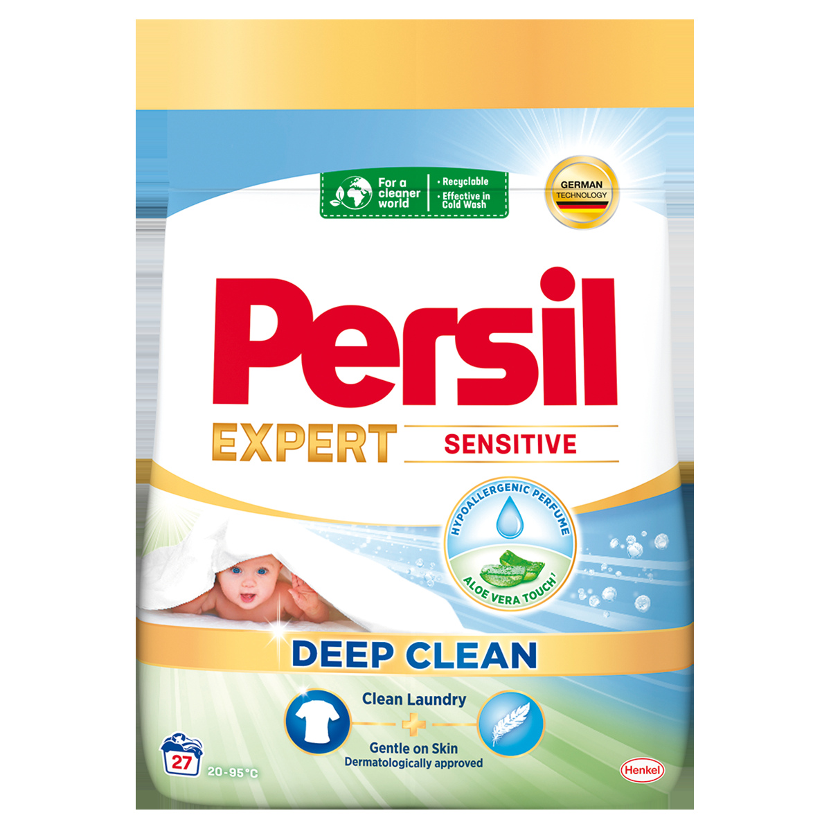 Persil Expert Sensitive prášek na praní bílých tkanin 1.485 kg