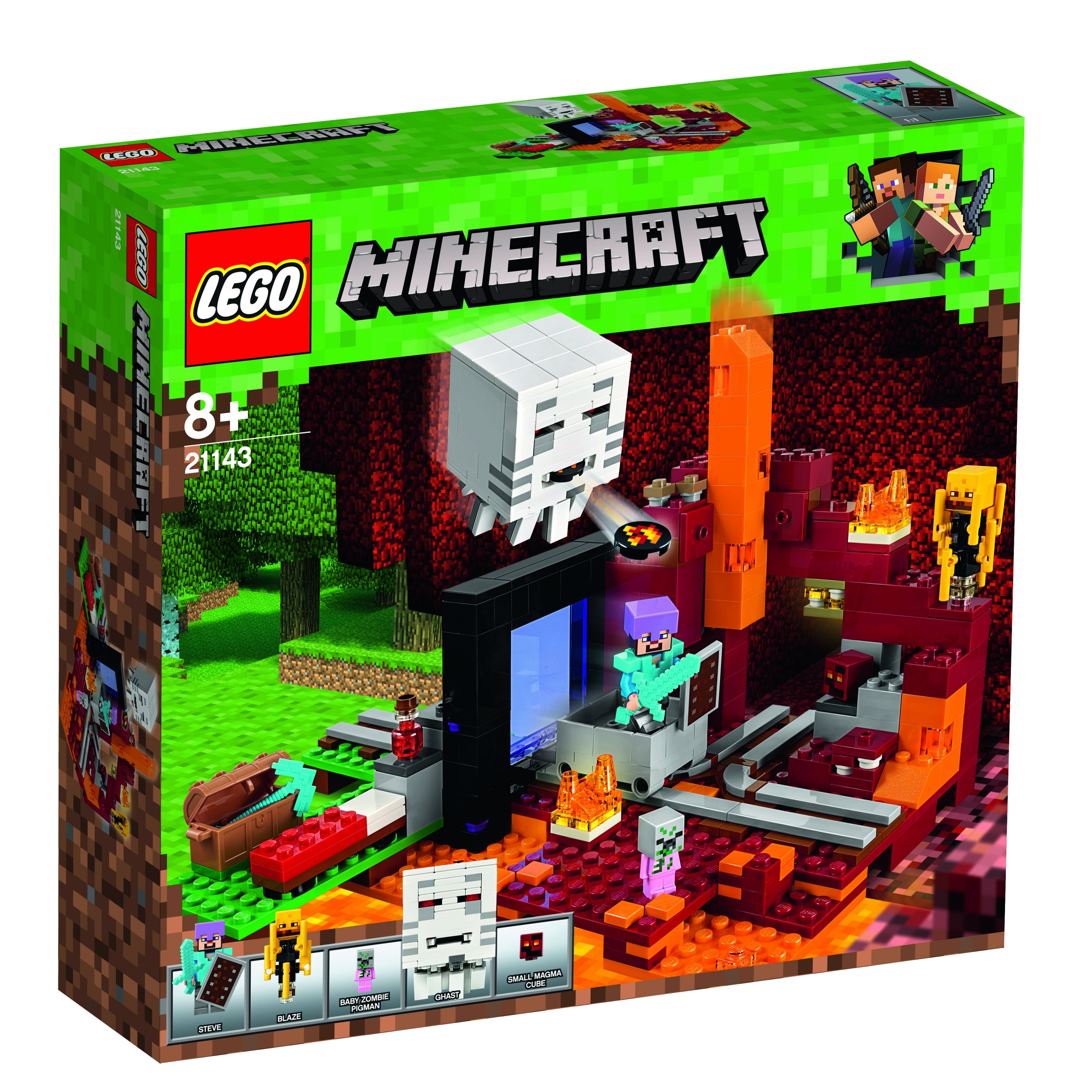 Lego Minecraft 21143 Portal do Netheru