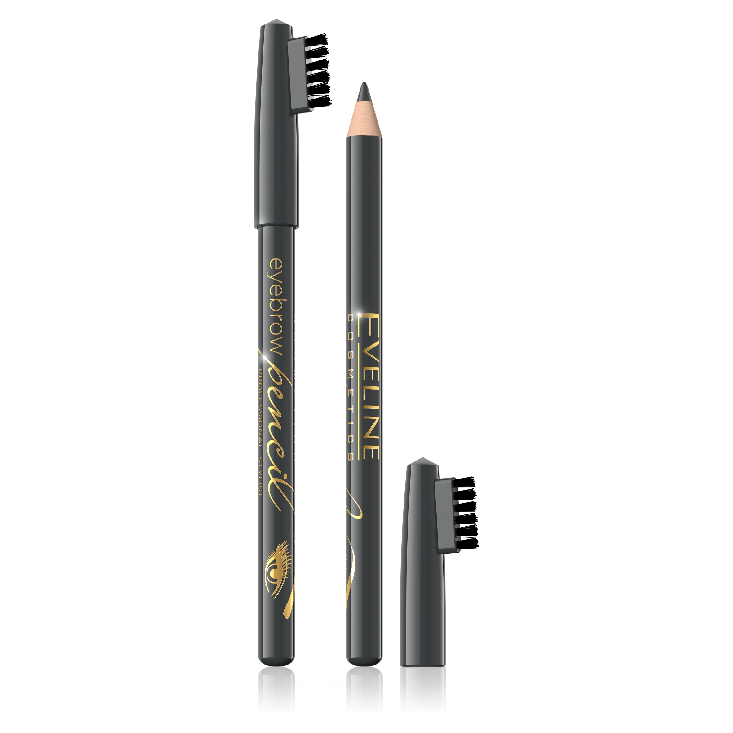 Eyebrow Pencil tužka na obočí s kartáčkem 1 Ks, šedá
