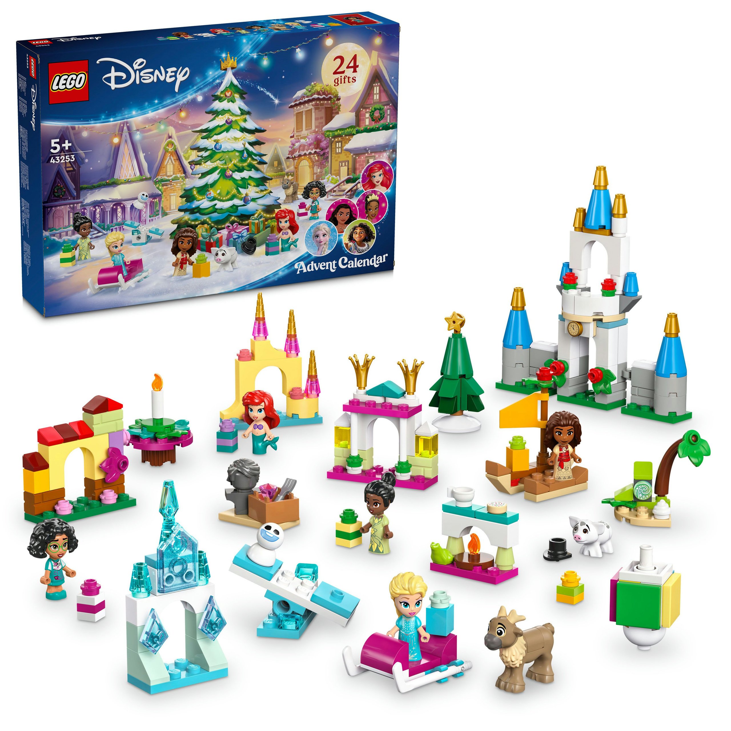 Lego Disney 43253 Adventní kalendář na rok 2024 Princezny