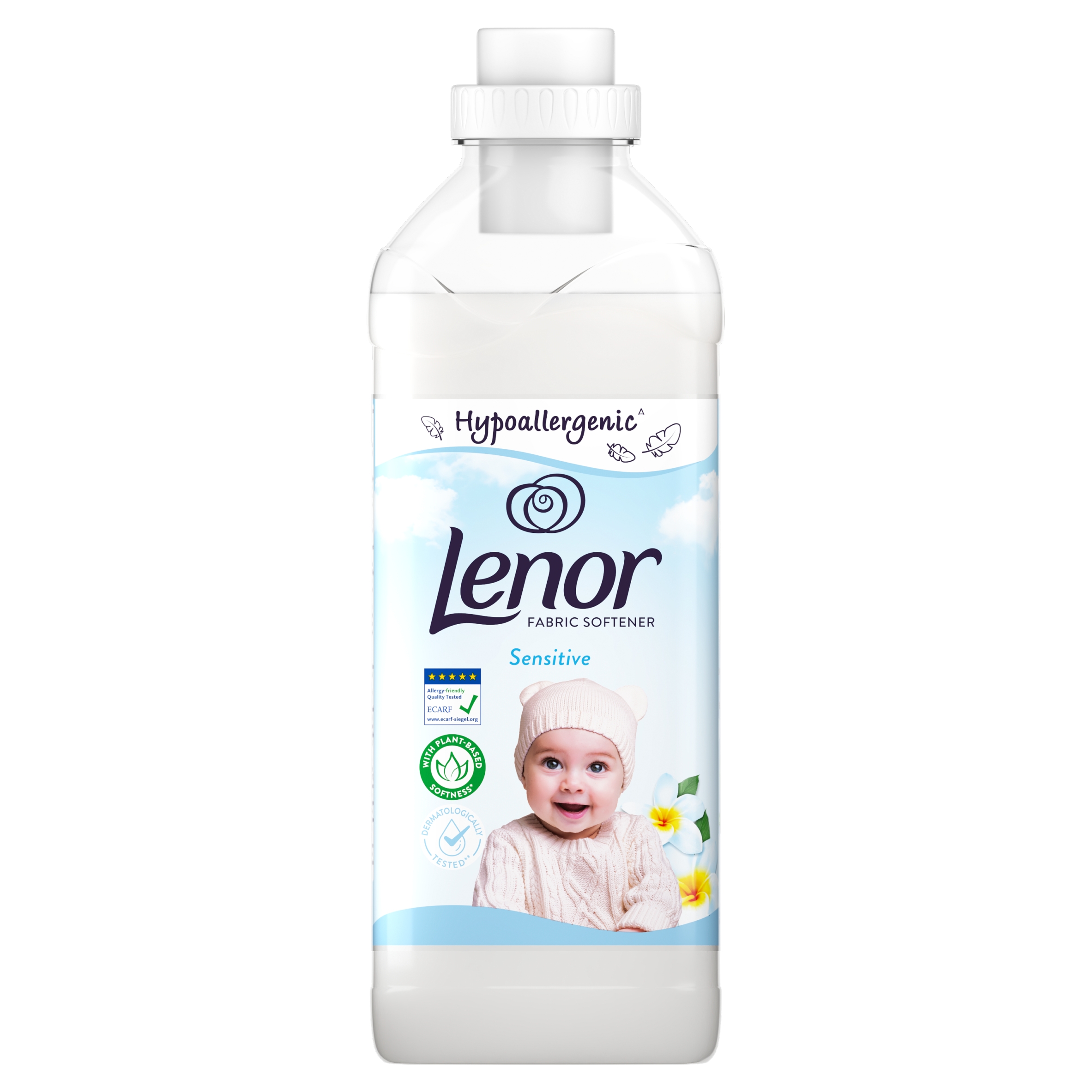 Levně 4x Lenor, Tekutá aviváž Sensitive, 850 ml