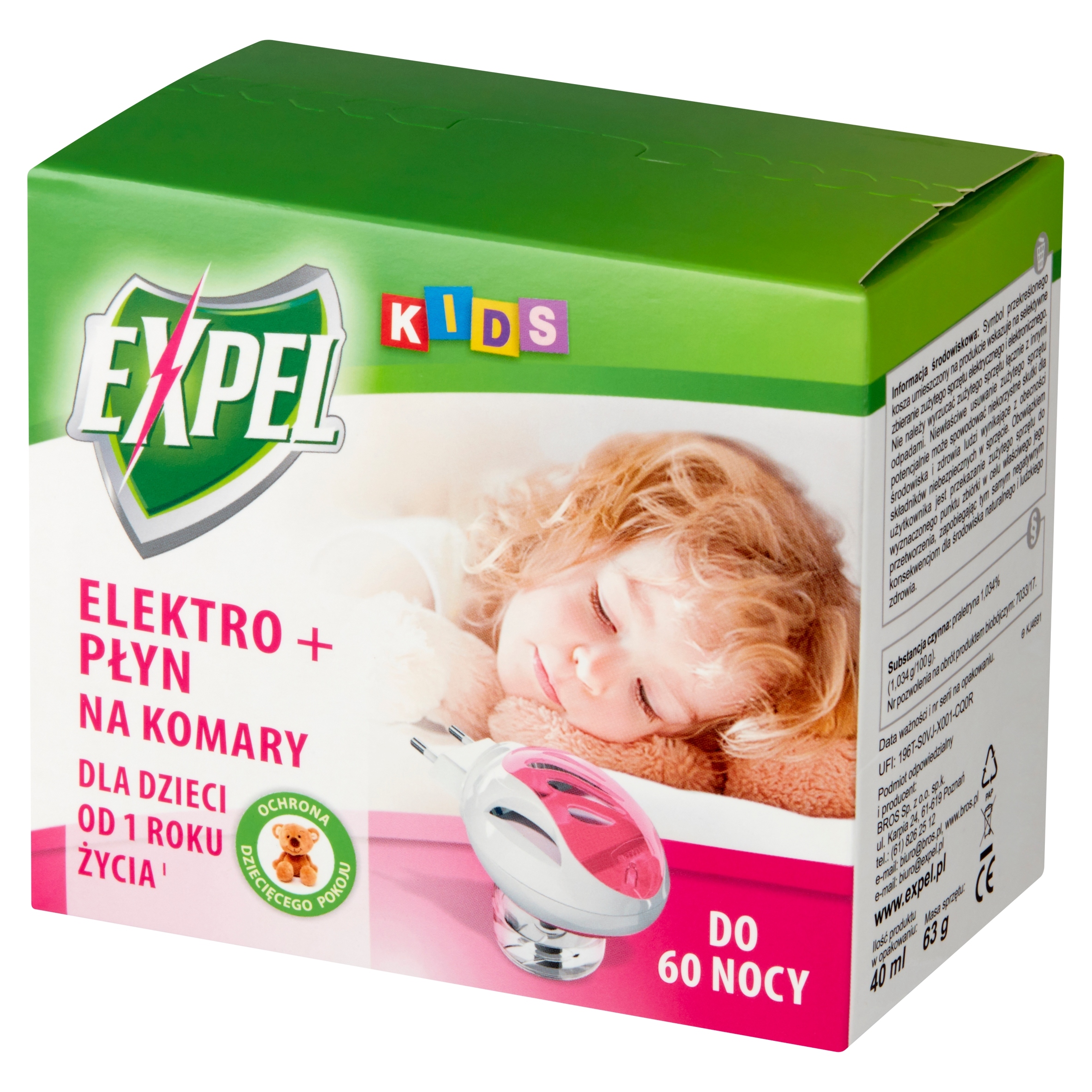 

Expel Kids elektro płyn na komary, 1 szt