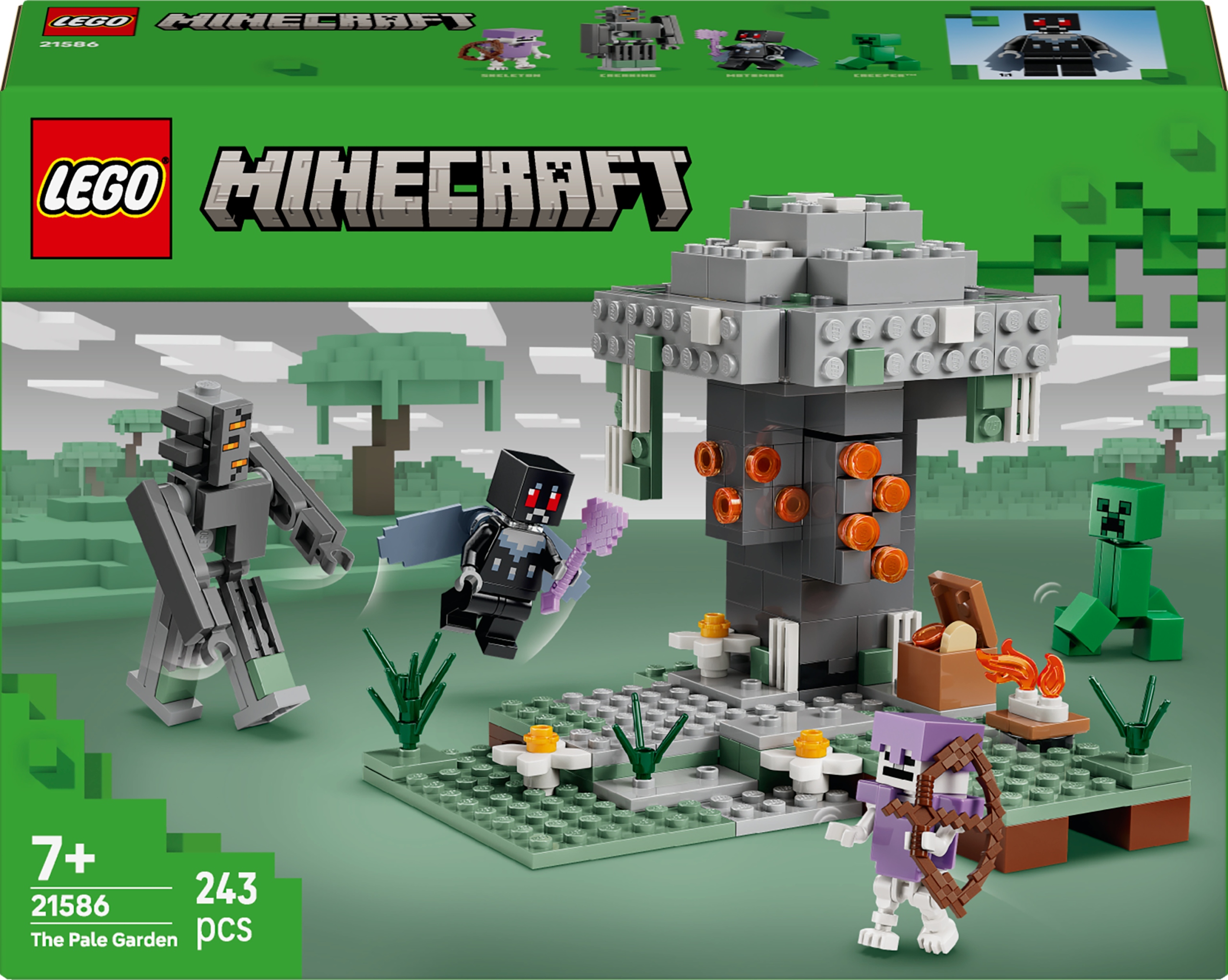 stavebnice Lego Minecraft Bledá zahrada 21586