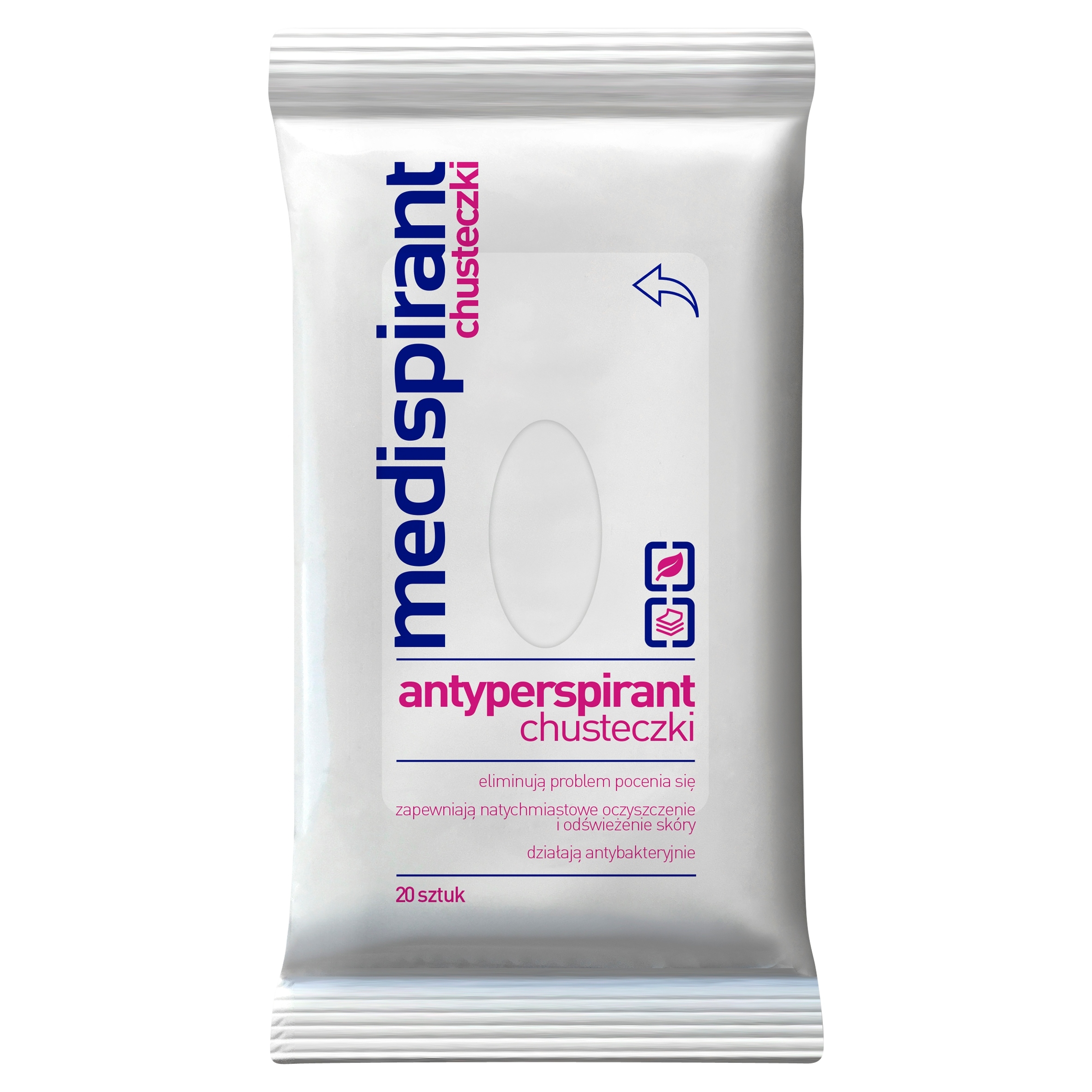

Medispirant antyperspirant chusteczki nawilżane