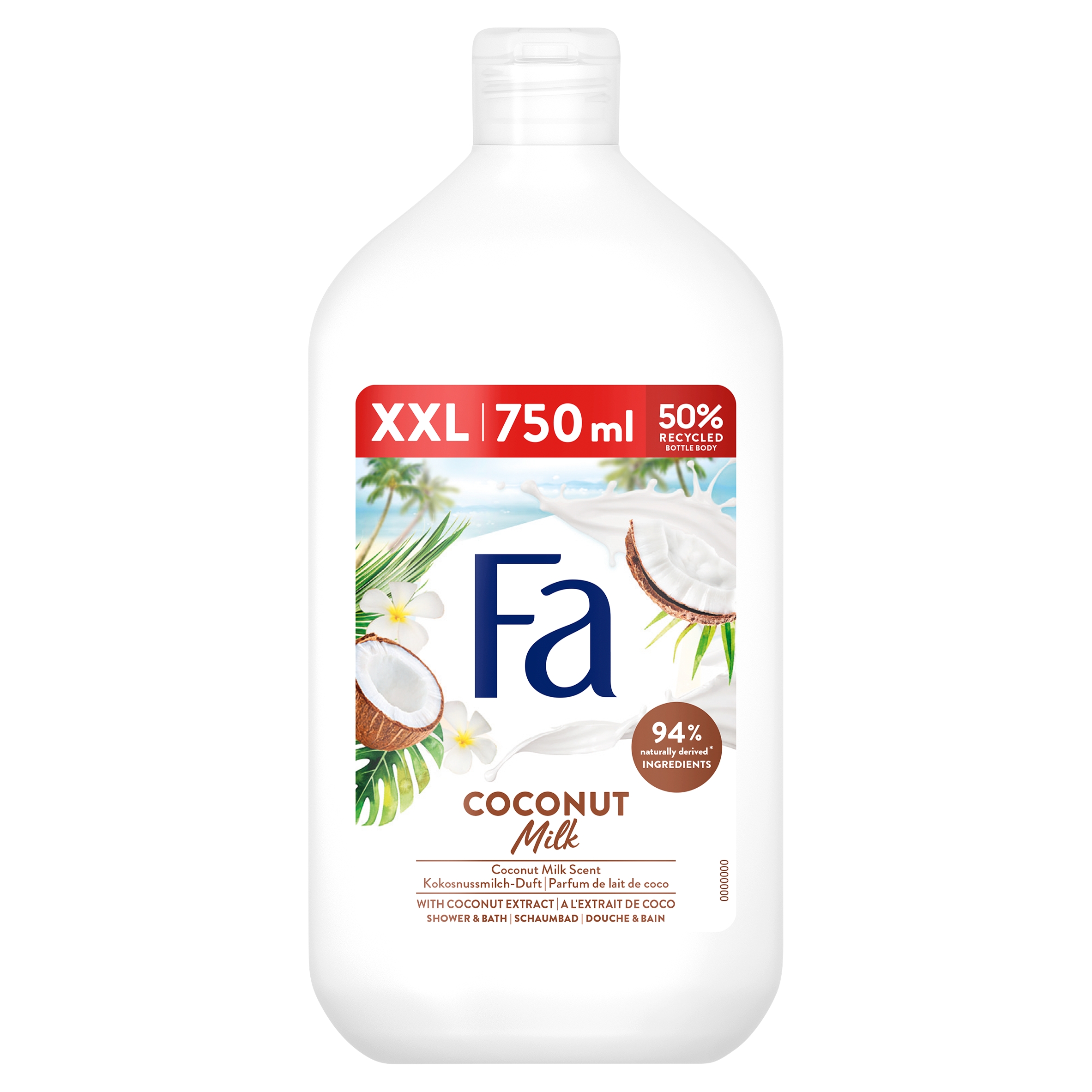 Fa 750 ml Coconut Milk sprchový gél kokosové mlieko