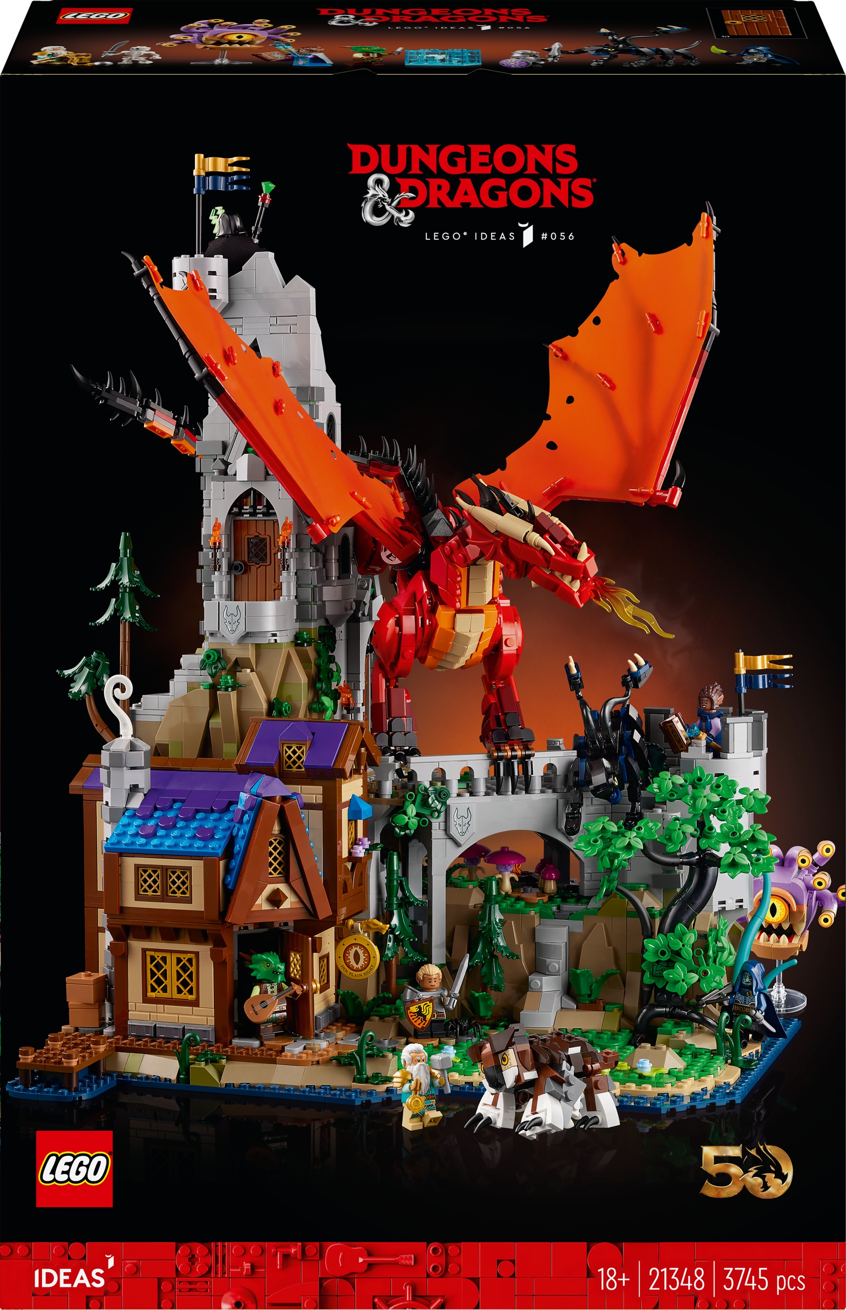Lego Ideas 21348 Dungeons & Dragons: Příběh rudého draka