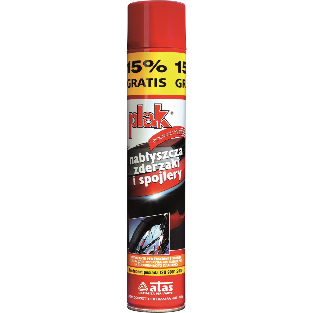

Plak nabłyszcza zderzaki I spojlery Spray 500