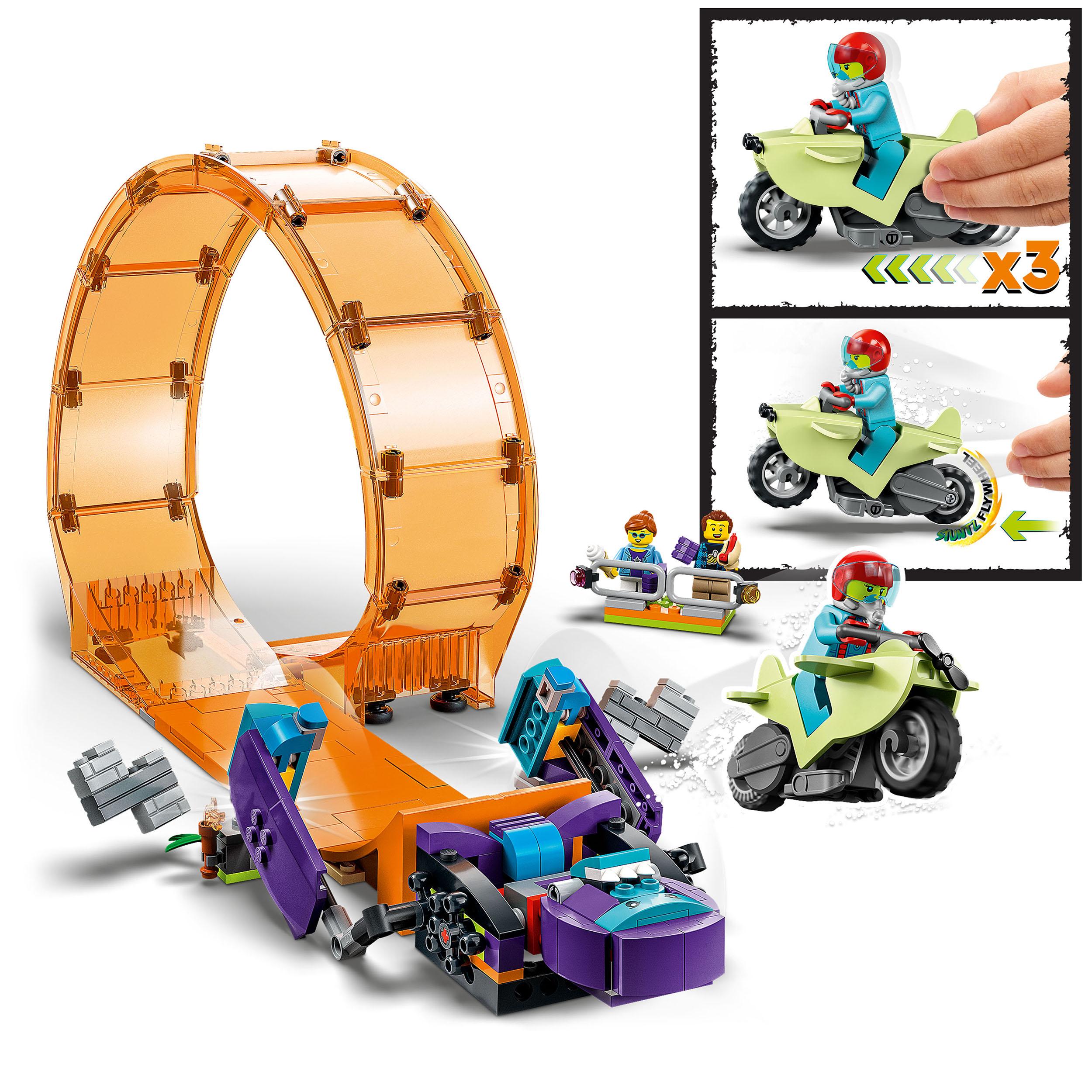 Lego City Stuntz 60338 Smyčka Šimpanz Demolka 226 dílků 3 Figurky 7+