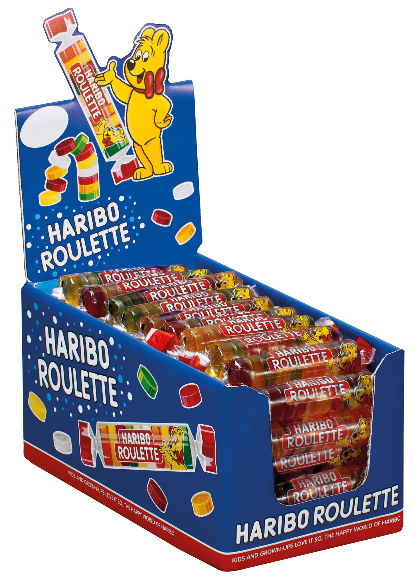 Želé Bonbony Haribo Roulette 25 g x 50 ks Haribo 1250 g