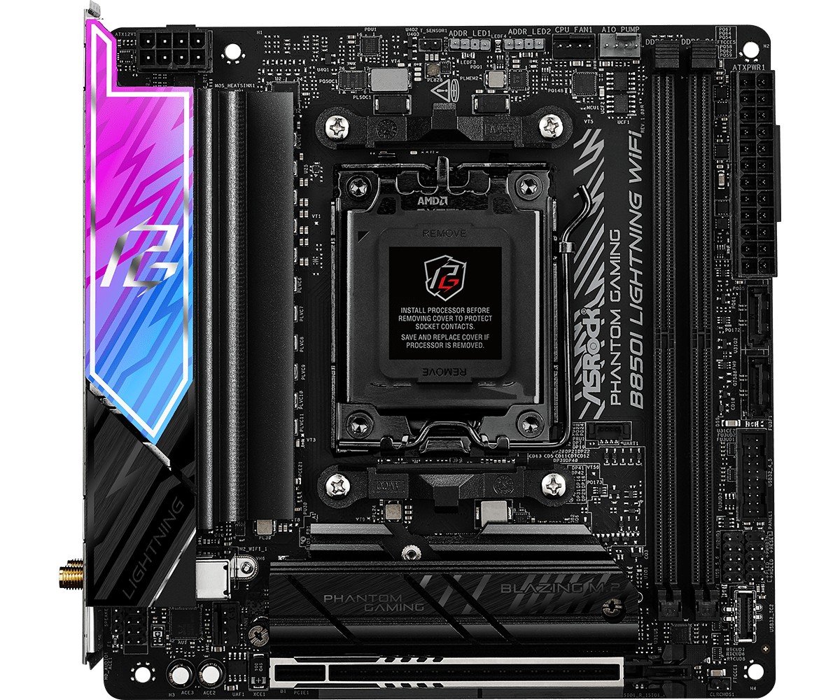 ASROCK B850i Lightning WiFi mini-ITX AM5 DDR5 — 10