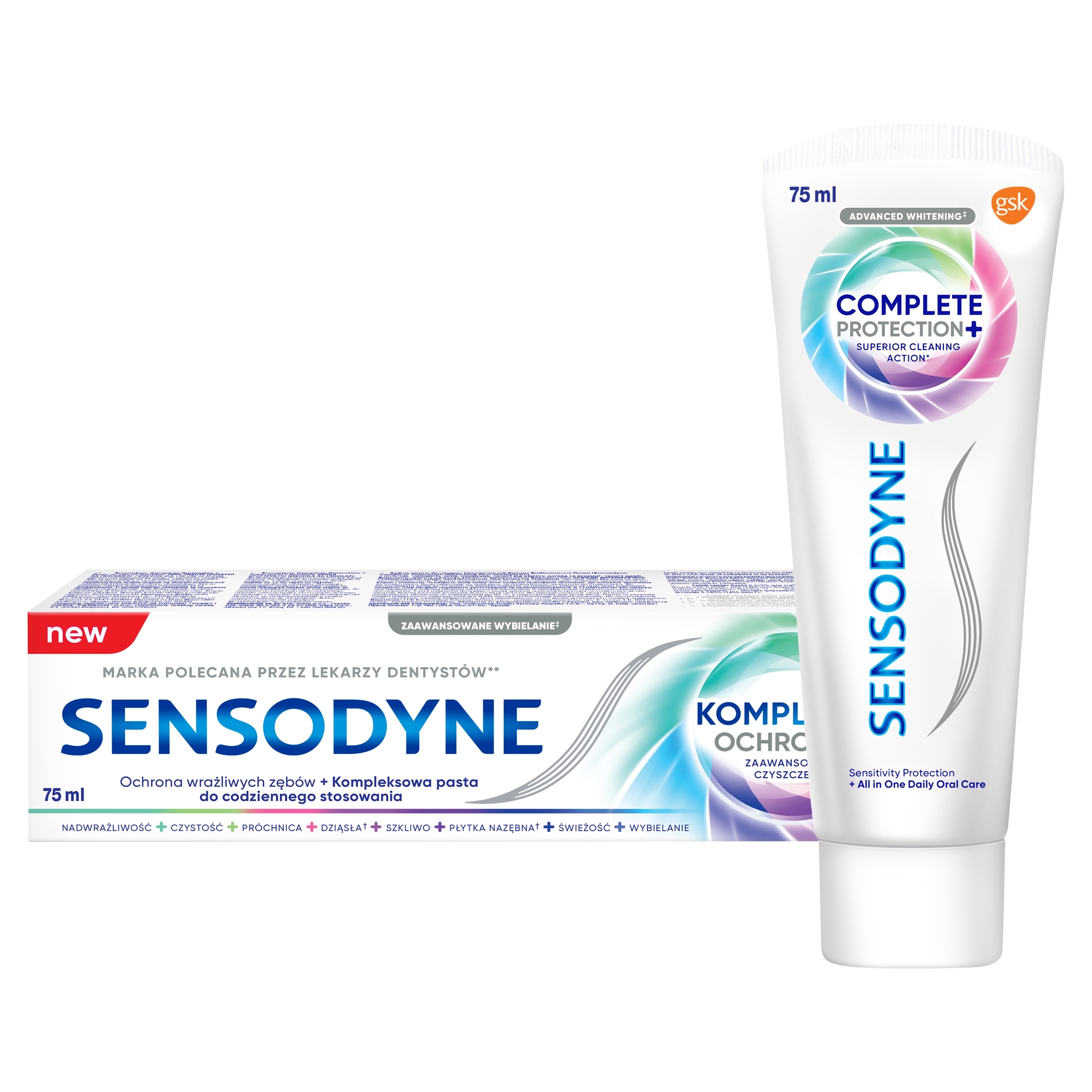 

Sensodyne Kompletna Ochrona+ pasta do zębów 75ml