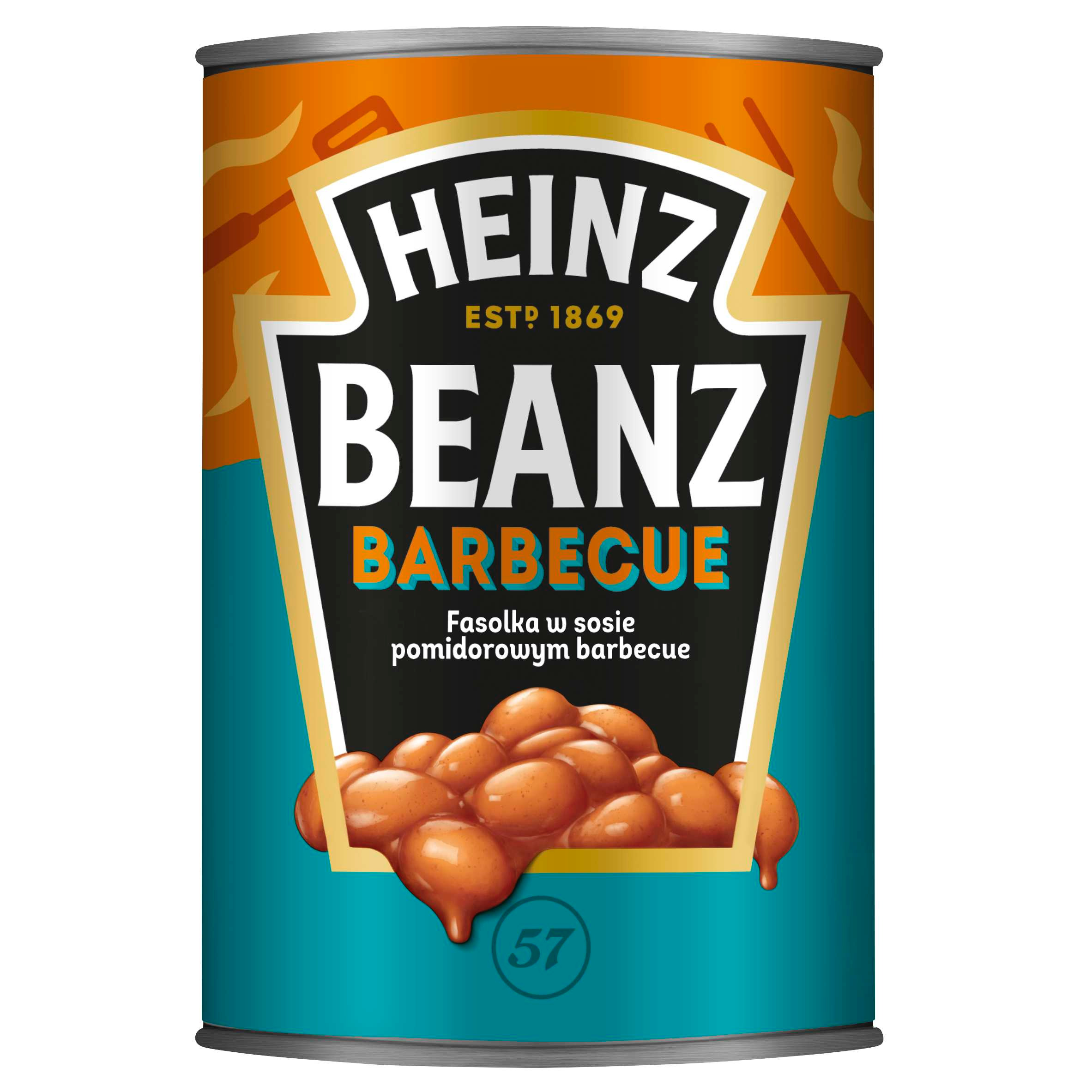 5 x Heinz Fazole v rajčatové omáčce barbecue 390 g