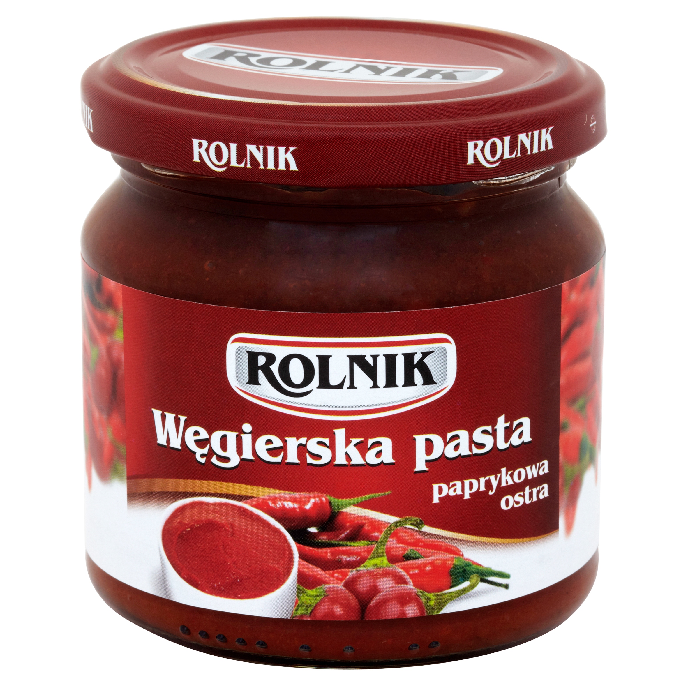 Levně Rolnik Maďarská papriková pasta, sklenice 200 ml