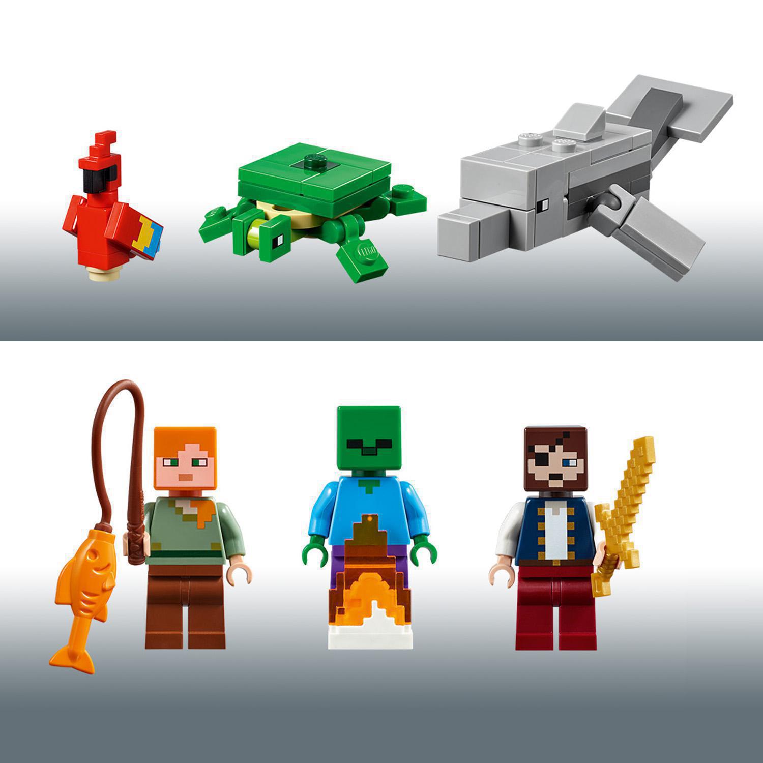 LEGO MINECRAFT 21152 PRZYGODA na STATKU PIRACKIM - NOWY Marka LEGO