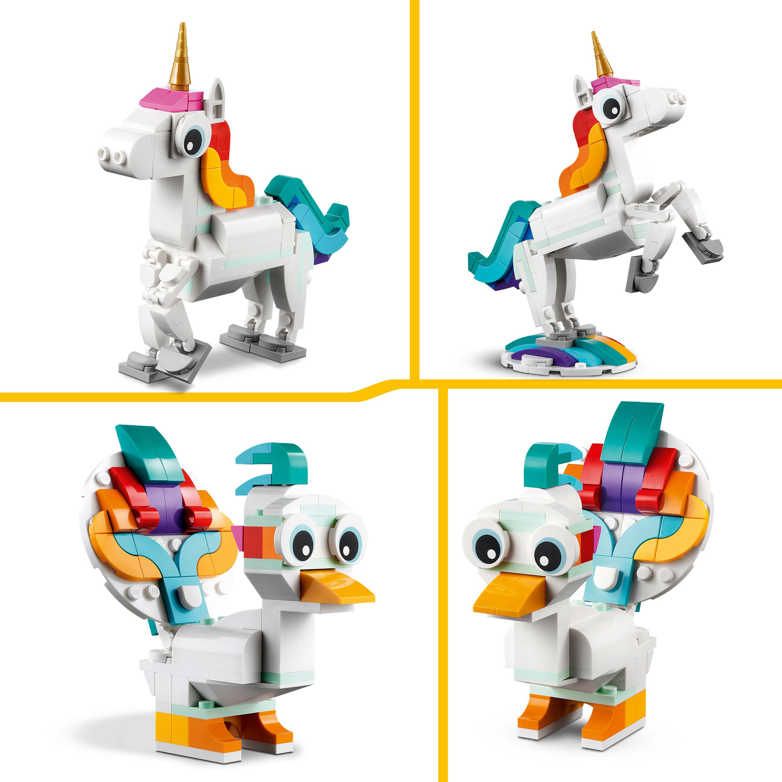 LEGO Creator 3 w 1 31140 Magiczny jednorożec Płeć chłopcy dziewczynki