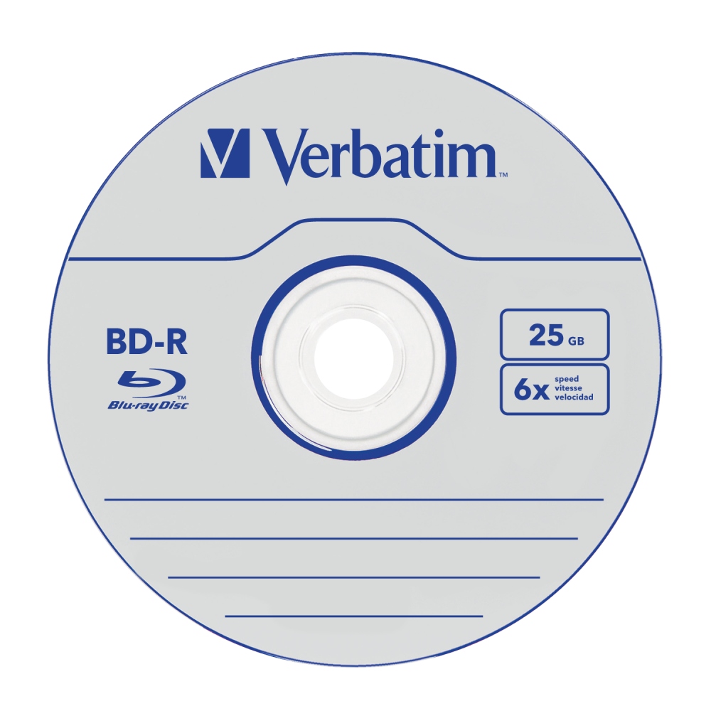 BLU-ray Verbatim Bd-r 25 Gb, 10 szt.